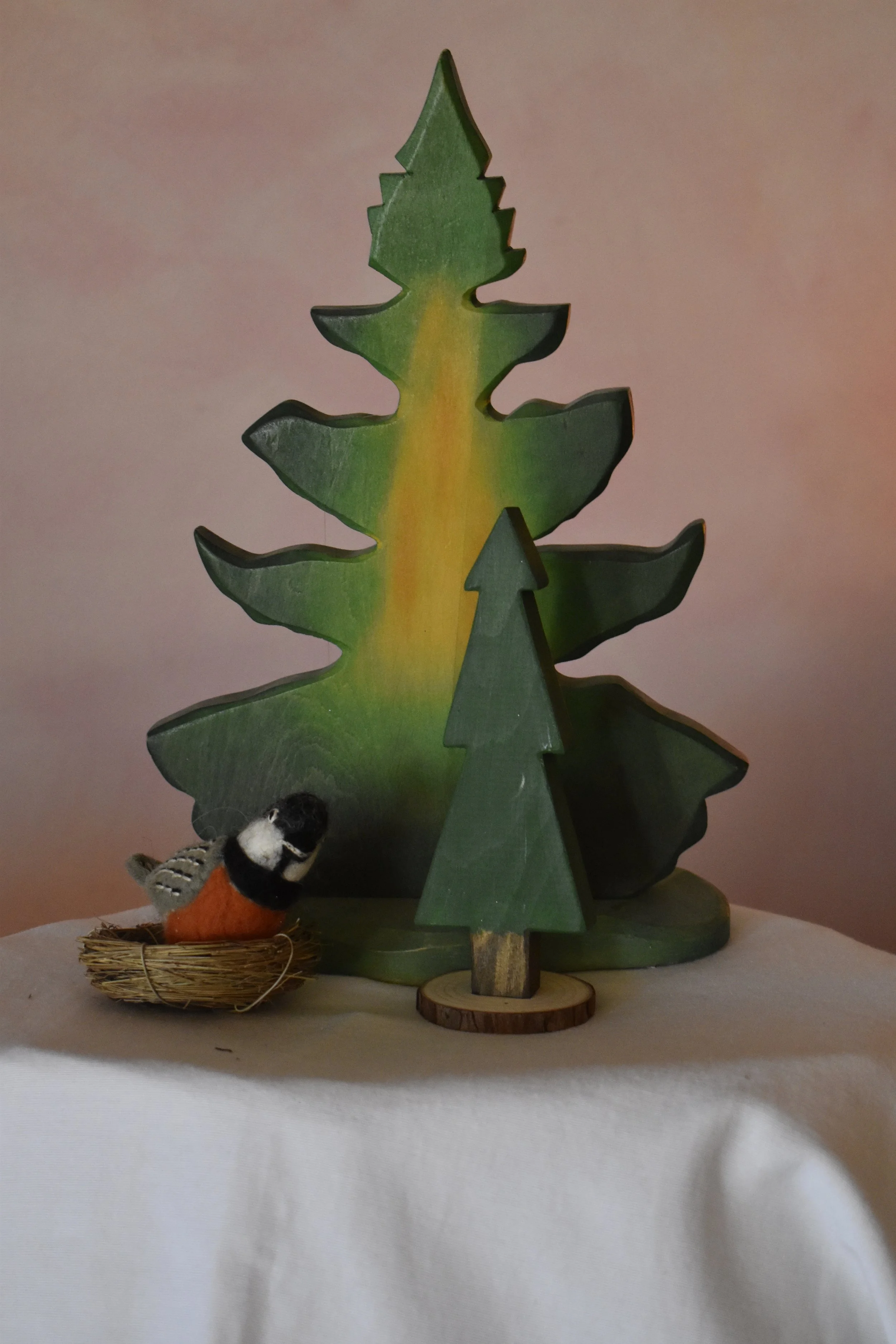 Waldorf wooden winter toys