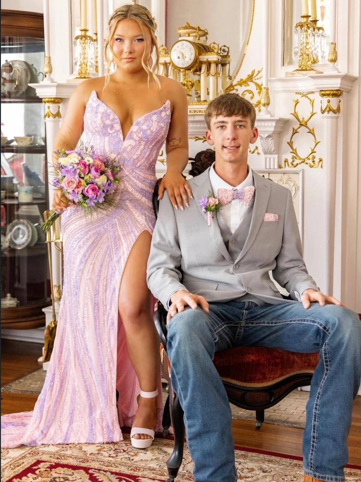 Our ambassador Lily looking absolutely gorgeous at Giles County Prom 💖
We&rsquo;ve loved having you represent Formals On First this year, thank you for being part of our ambassador team! ✨
@ashleylauren 
#prom #prom2026 #promdress #ambassadorbeauty