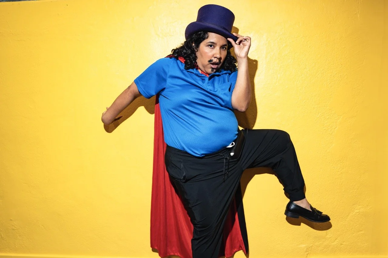 Linzy Beltran // a wall behind the green room of a secret theater hosting a drag show underneath a historic Mexican food restaurant in Los Feliz. 