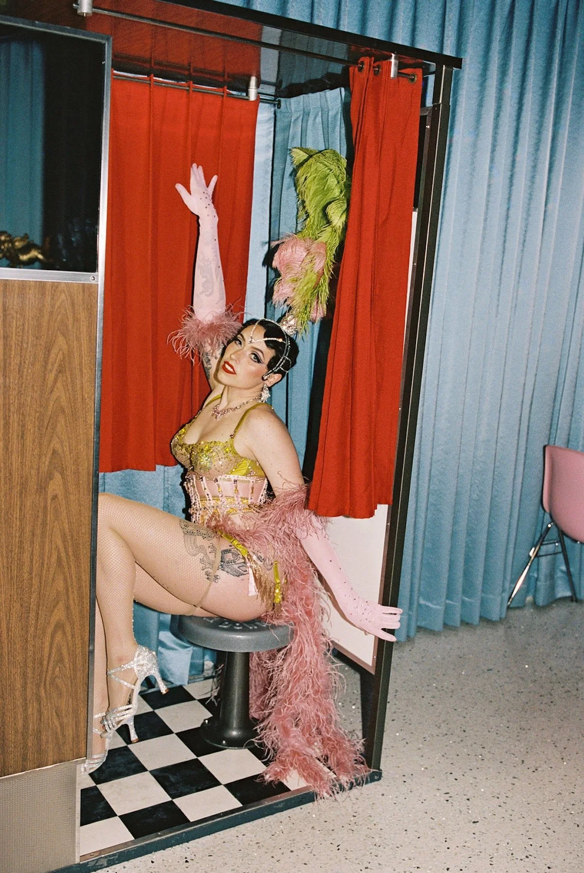 Burlesque Showgirl Sure Thing Chapel Petite Cherry Photo Film Photography Las Vegas1.jpg