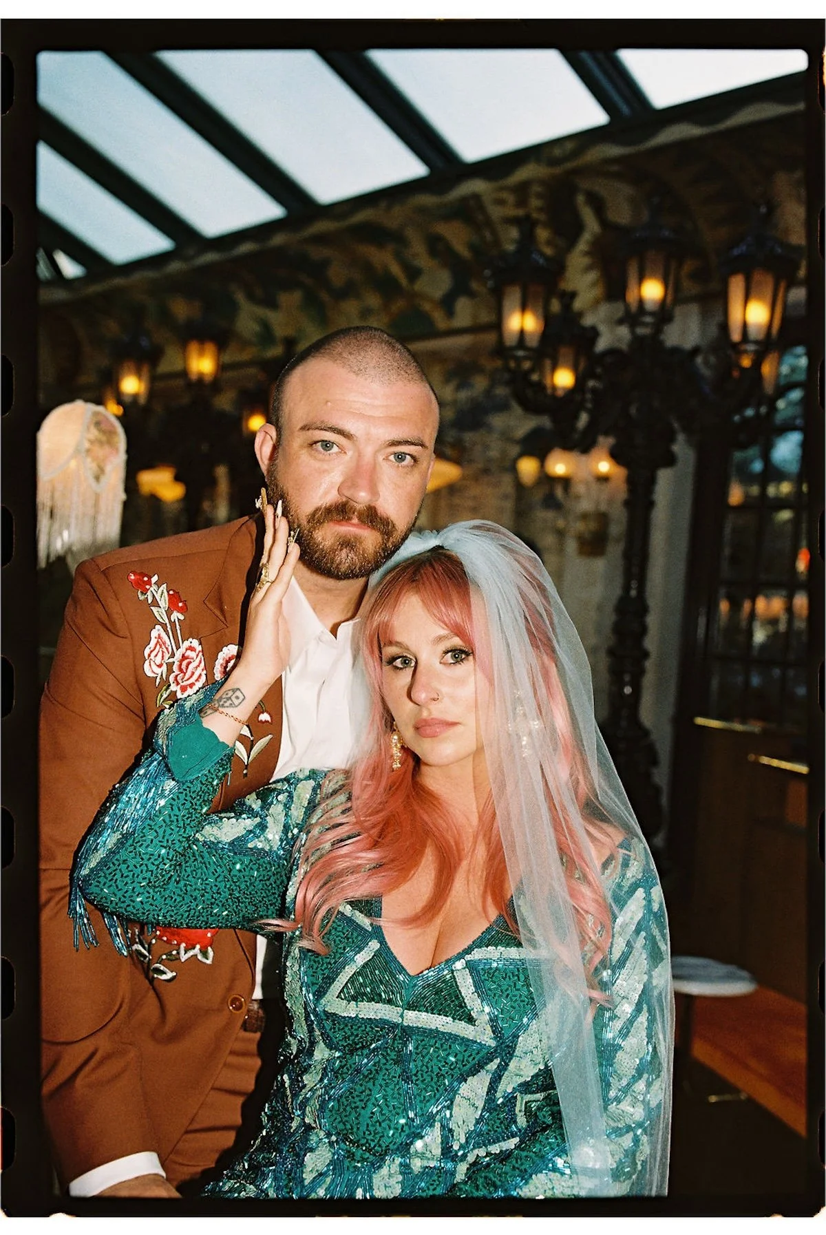 Iconic Wedding at The Lafayette Hotel in San Diego shot on film by Petite Cherry Photo90.jpg