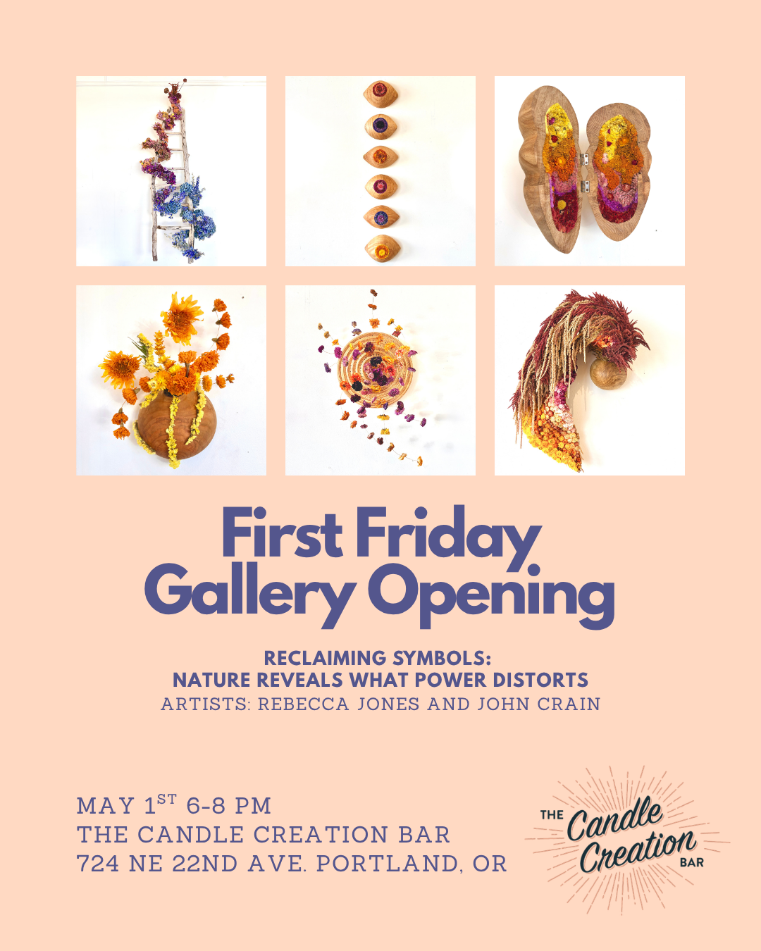Reclaiming Symbols : Art Opening for Rebecca Jones and John Crain