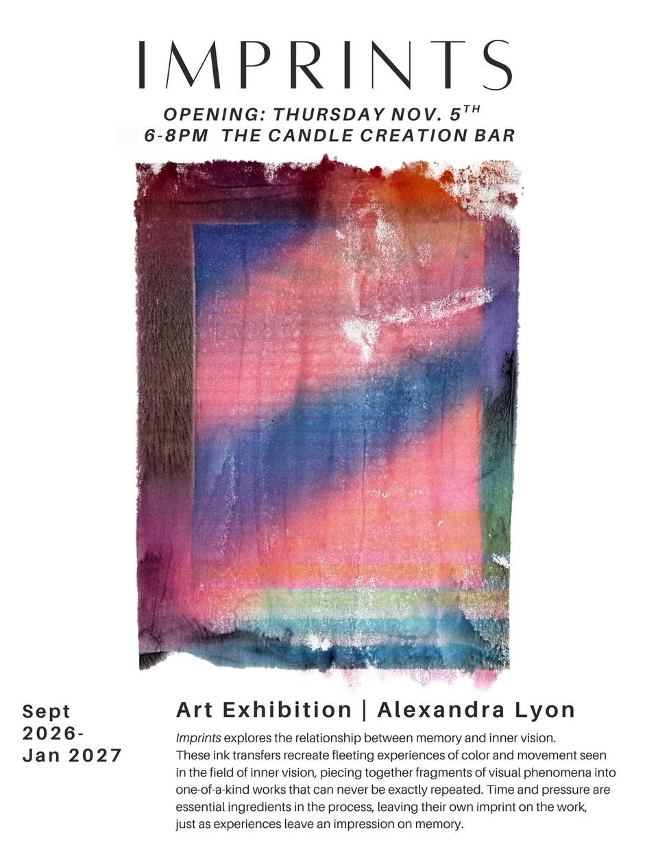 Imprints ~ Art Party featuring Alexandra Lyon