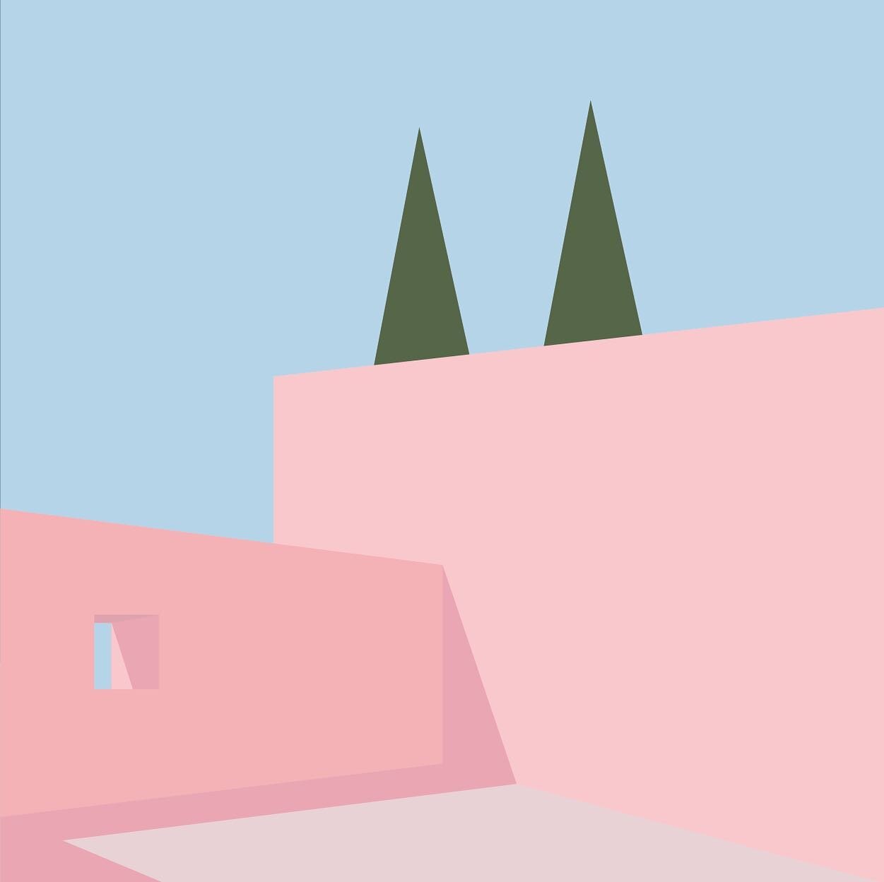 Scape 745
.
.
.

#illustration #Illustrate #minimalist #color #flat #lines #object #illustrator #city #instagram #apple #creative #pink #arquitectura #pines #sky #shadow