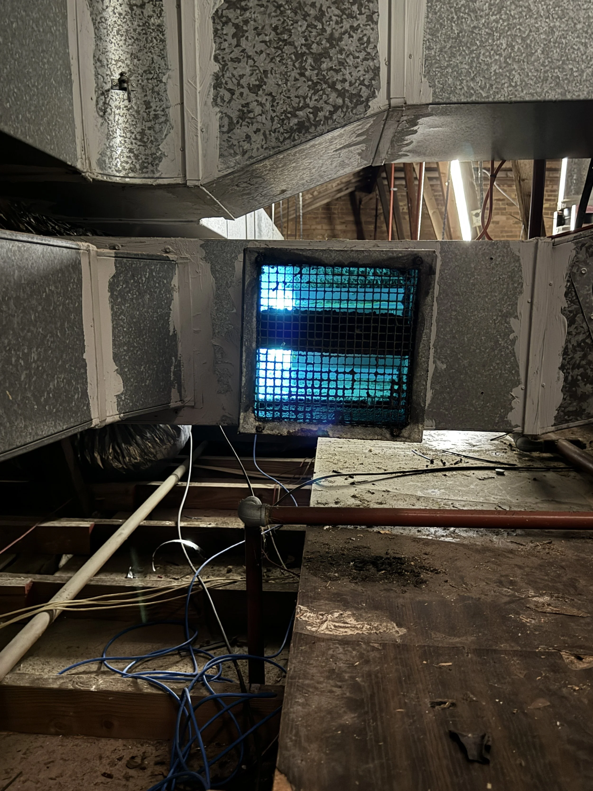 Optic Glow before Covering Vent