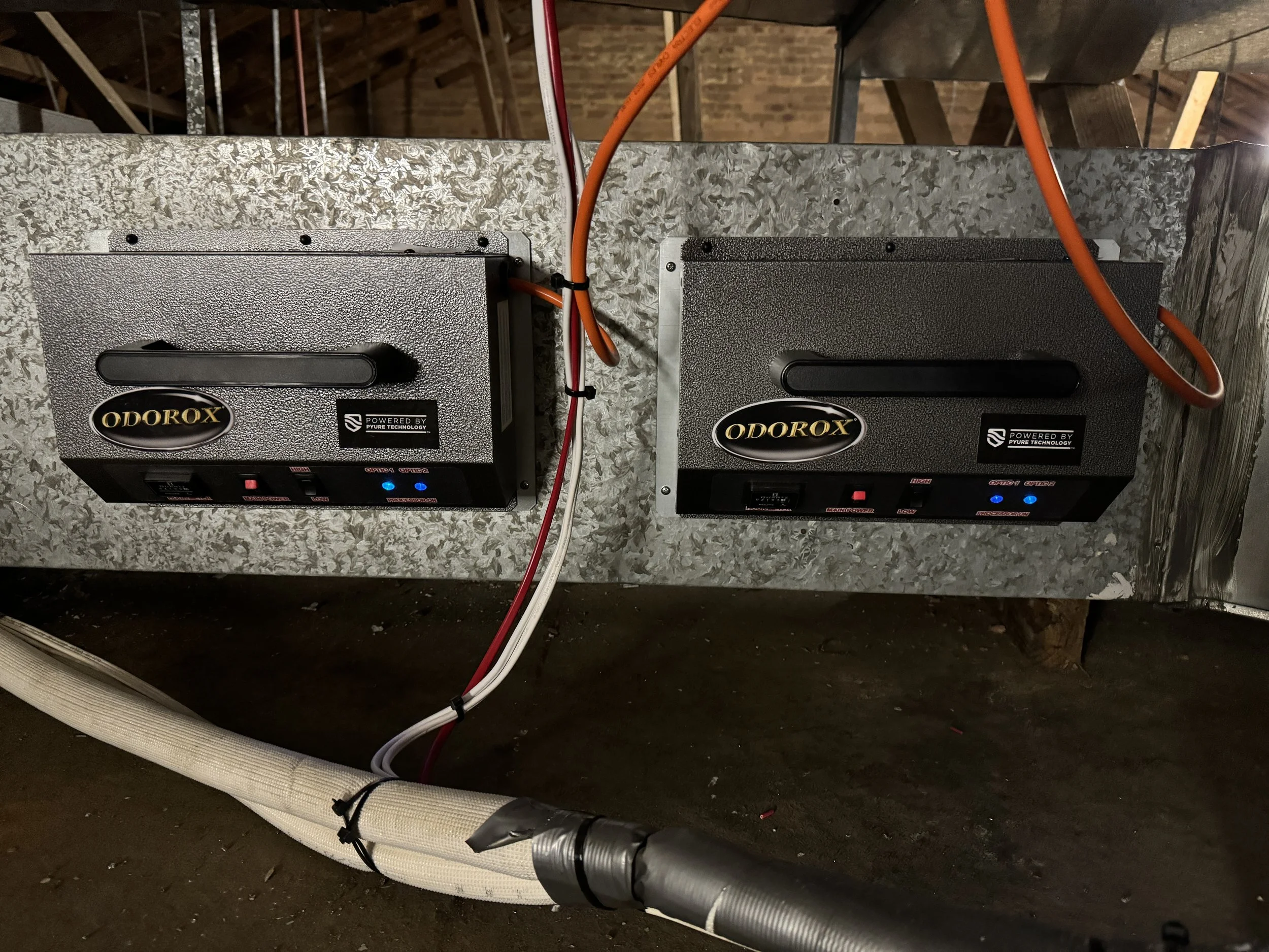Dual inline IDUs
