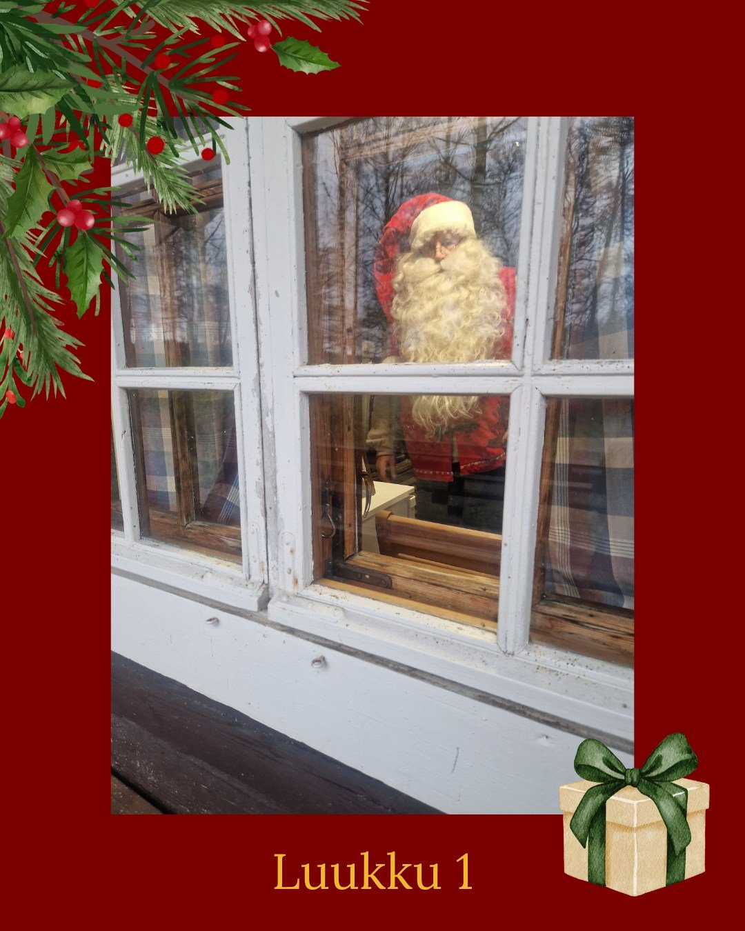 Kannelopiston joulukalenteri luukku 1

My&ouml;s joulupukki saunoo Kannelj&auml;rven Opistolla ja siksi tarjoamme joulukuun ajan 15&euro; alennuksen Opiston rehtorintalon rantasaunasta koodilla 'JOULUSAUNA'.
Tervetuloa nauttimaan idyllisest&auml; puu