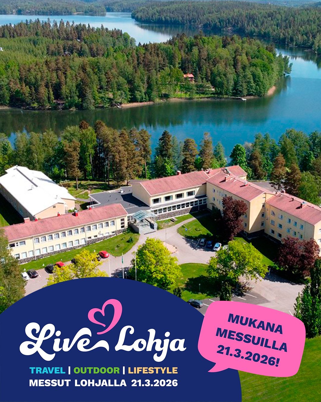 Kannelj&auml;rven Opisto on mukana Live, Love Lohja -messuilla 21.3.2026 Puu-Anttilassa. Tervetuloa tutustumaan palvelutoimintaamme sek&auml; kurssitarjontaamme! 
@visitlohja 
#kannelj&auml;rvenopisto #visitlohja