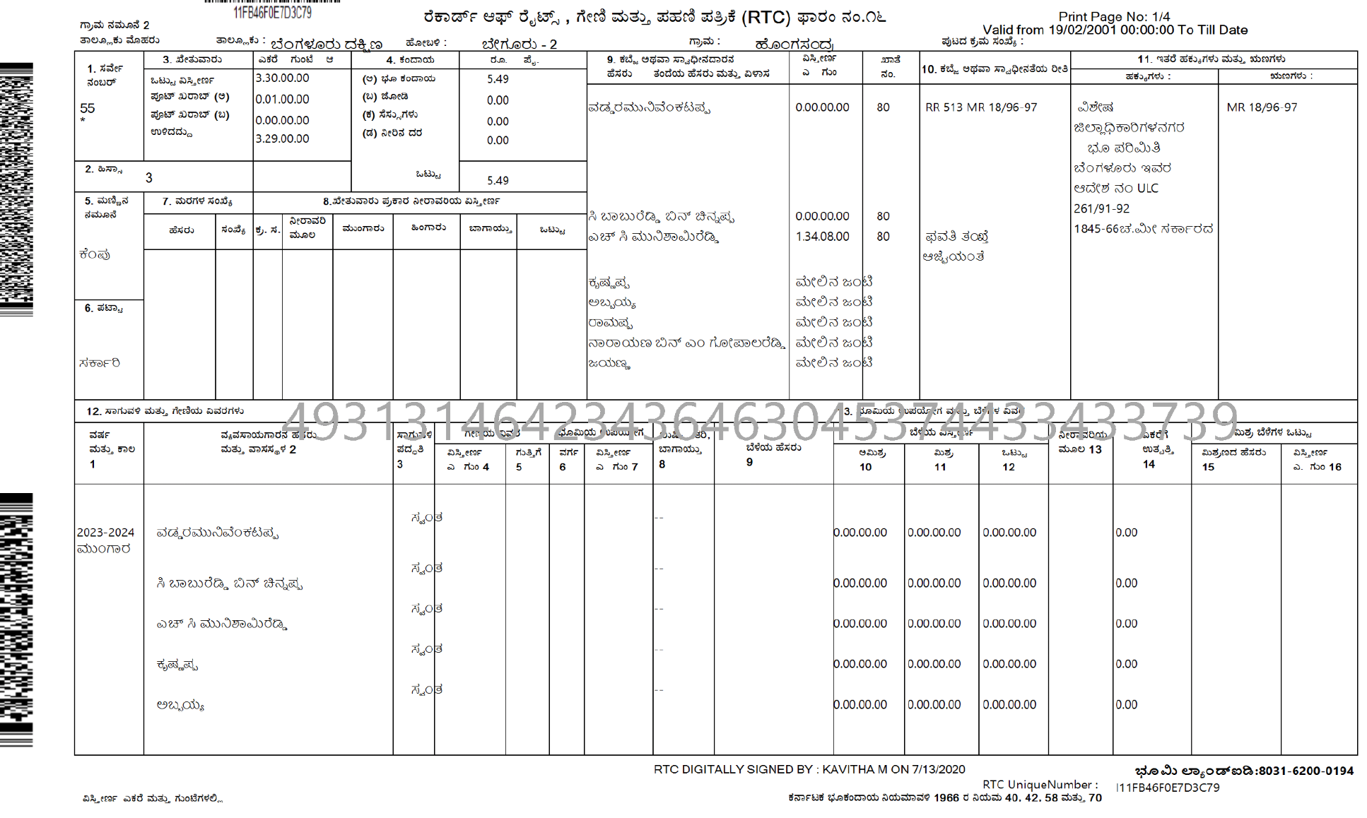 RTC Certificate in India: Your Land Ownership Guide — WEALTHWISE by ...