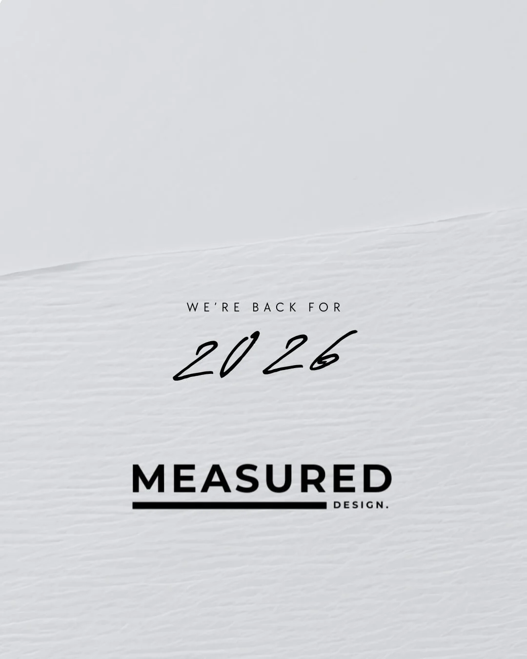 ✍️Back on the tools for 2026 - this year I&rsquo;m excited to see some Measured designs transform from paper, to out of the ground.
🔨It is rewarding to watch a project evolve from a concept, to something tangible in the real world.
🏡If you&rsquo;re