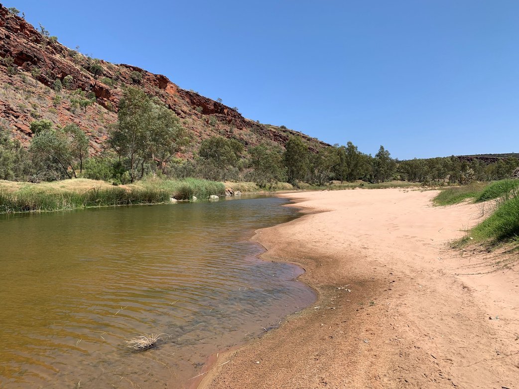 Finke River 4WD Track waterhole