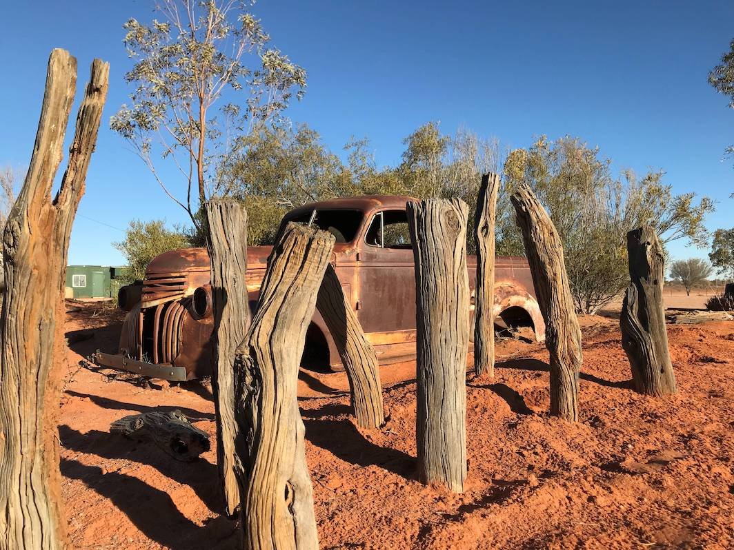 Corner Country rock garden at Cameron Corner