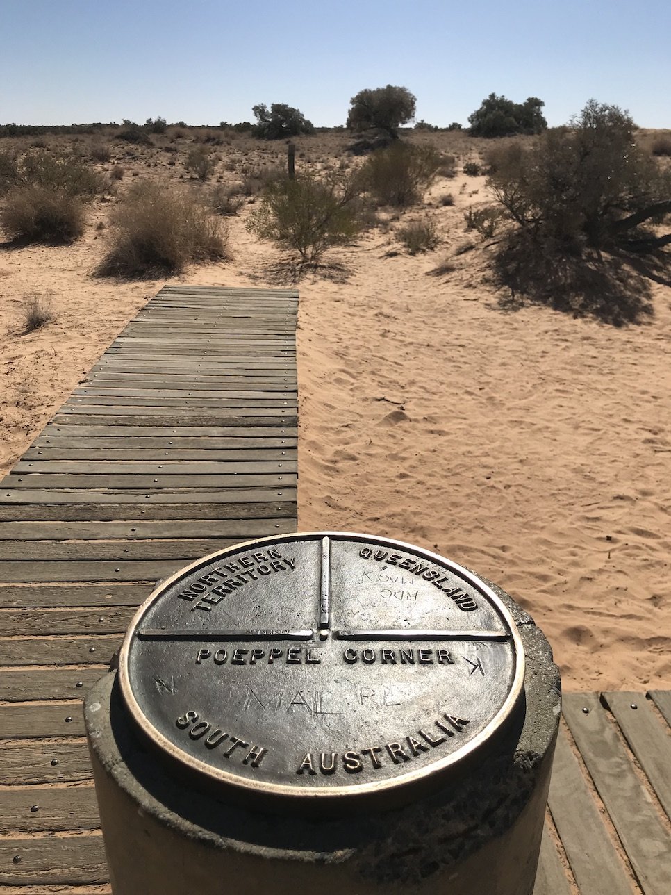 Simpson Desert Poeppel Corner post