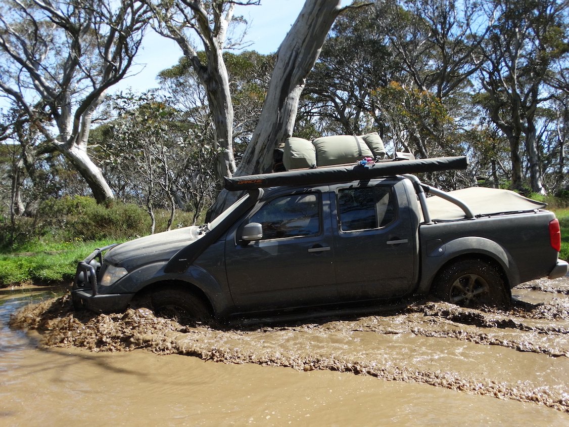 Davies Plain 4WD on a track