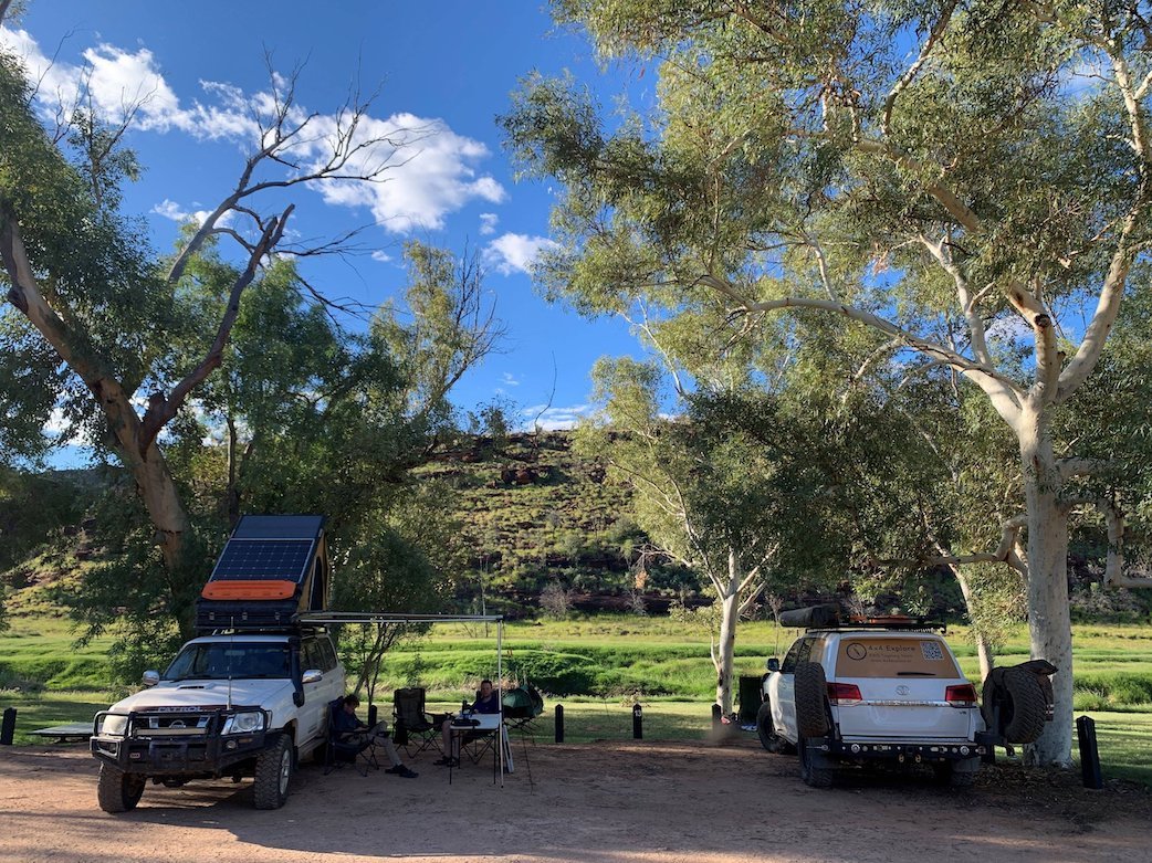 Finke Gorge, Palm Valley campground