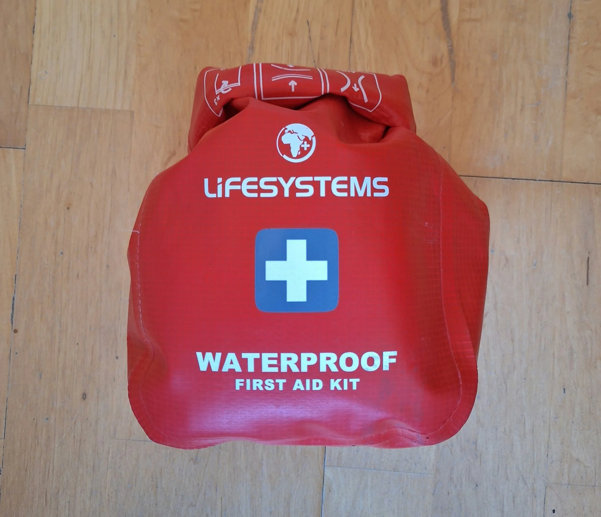First aid kit in a waterproof bag