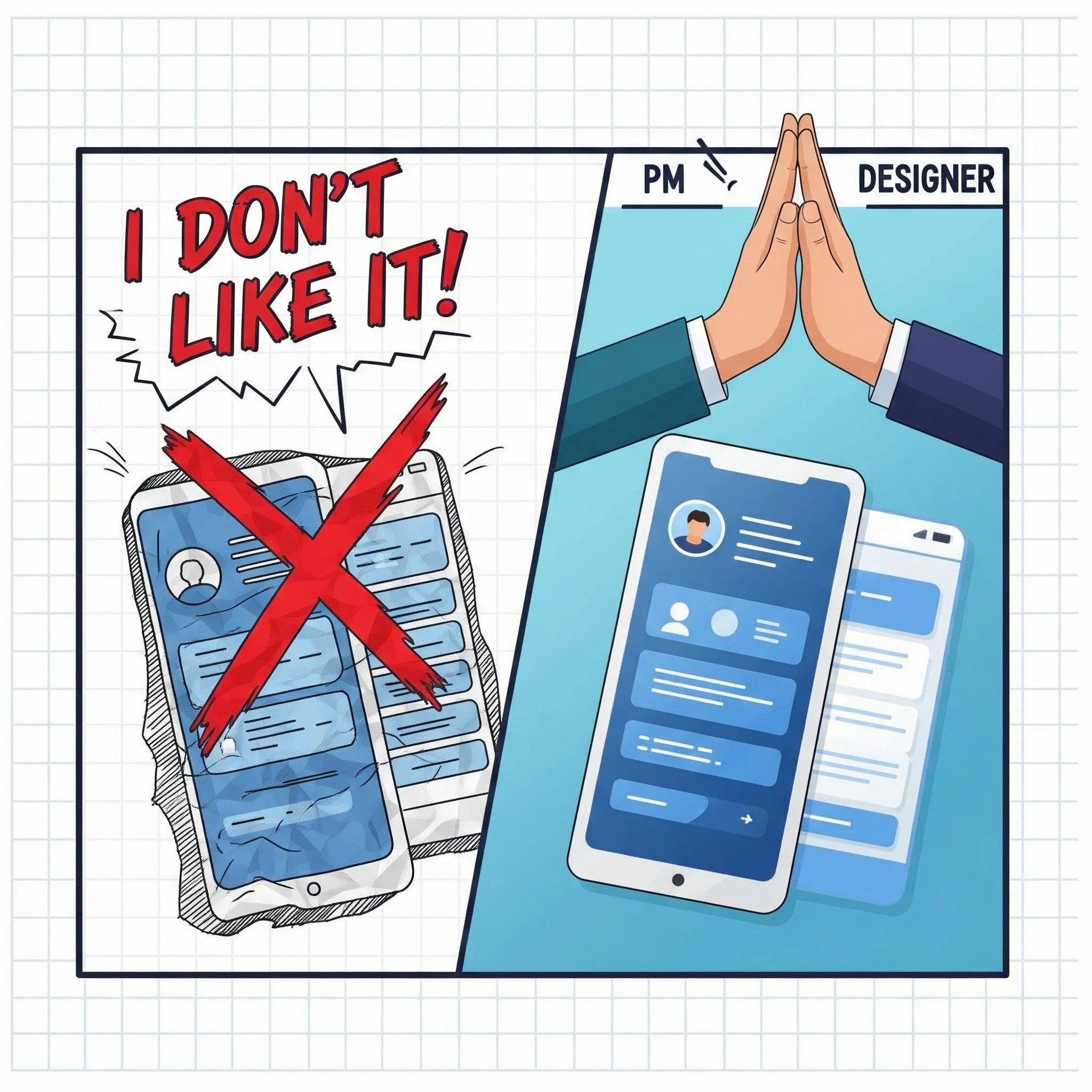 PM FAQ: "What do I do when I don't like their design?"