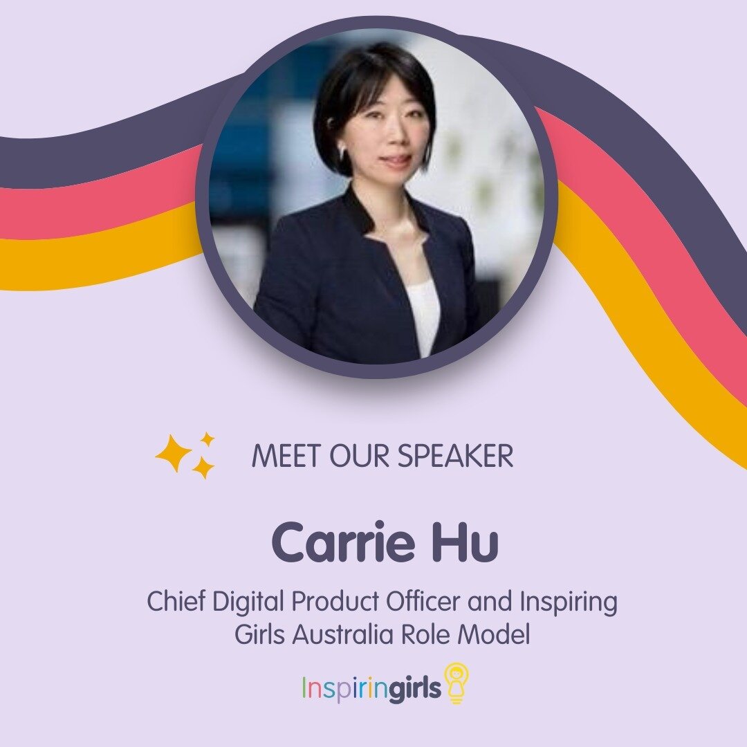 Hear from Inspiring Girls Australia Role Model Carrie Hu at our International Women&rsquo;s Day event!

Carrie is the Head of Digital Product at New Aim and Chief Digital Product Officer at Dropshipzone. Come along to hear all about Carrie&rsquo;s ex
