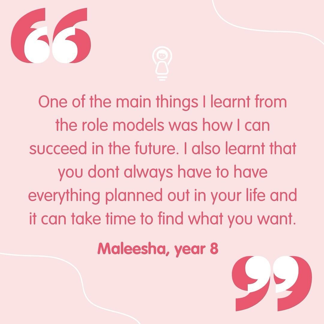 Feedback like this is why we are so passionate about connecting girls with female role models. We want girls to feel excited about the opportunities that await them, and to explore these opportunities with confidence! ✨💪

#inspiringgirls #inspiringg