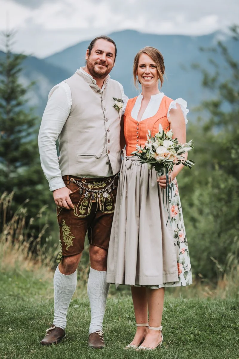 Brautpaar-Shooting Almbad Huberspitz – Hochzeit, Almbad Huberspitz, Schliersee, Berghochzeit
