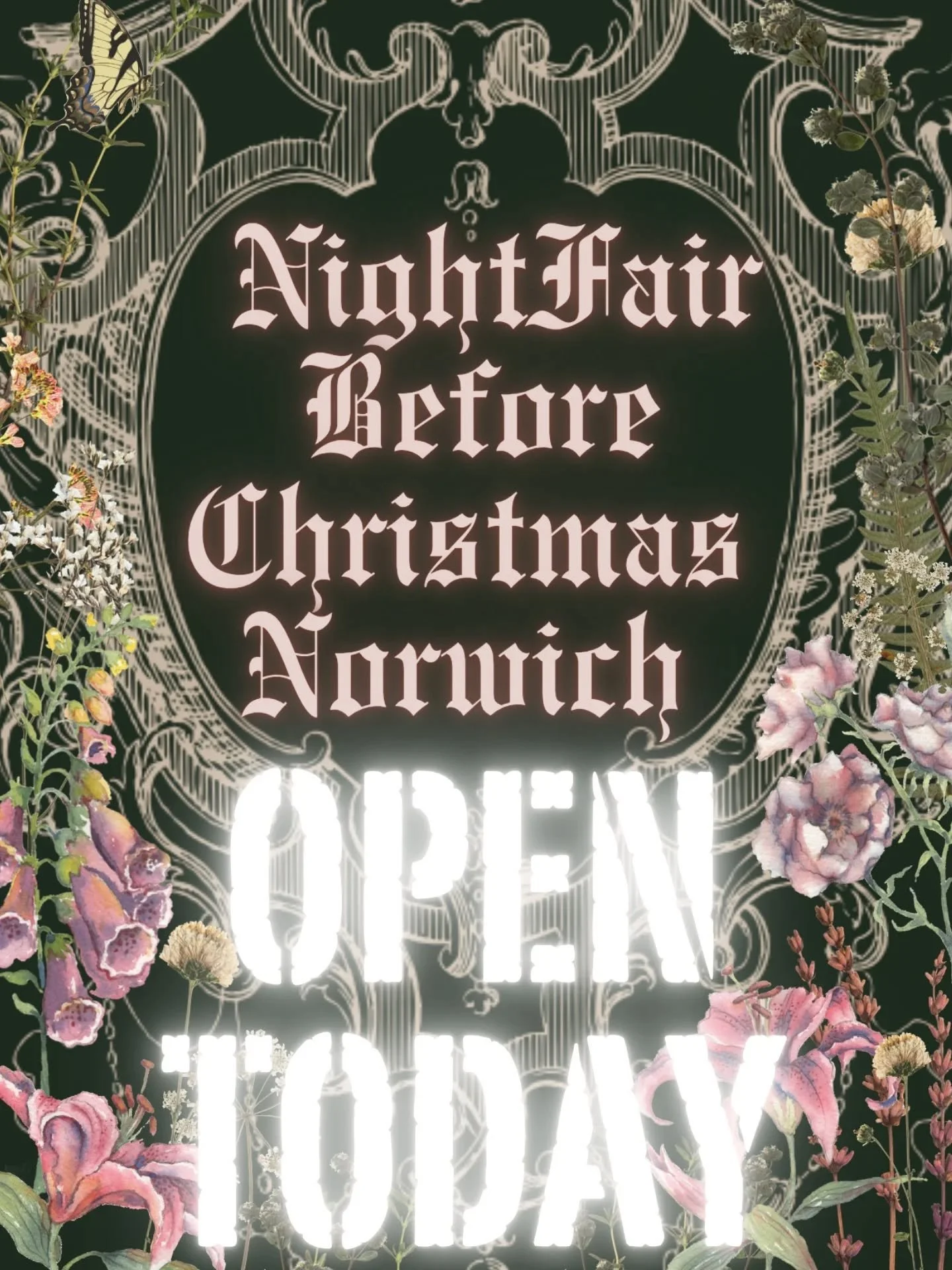 We are so back. This weekend only. Free entry. Charity car parking on site. Children welcome. All the usual good stuff. Come get your cool art, gifts and more from your favourite alternative small businesses.
&bull;
This is the final NightFair of 202