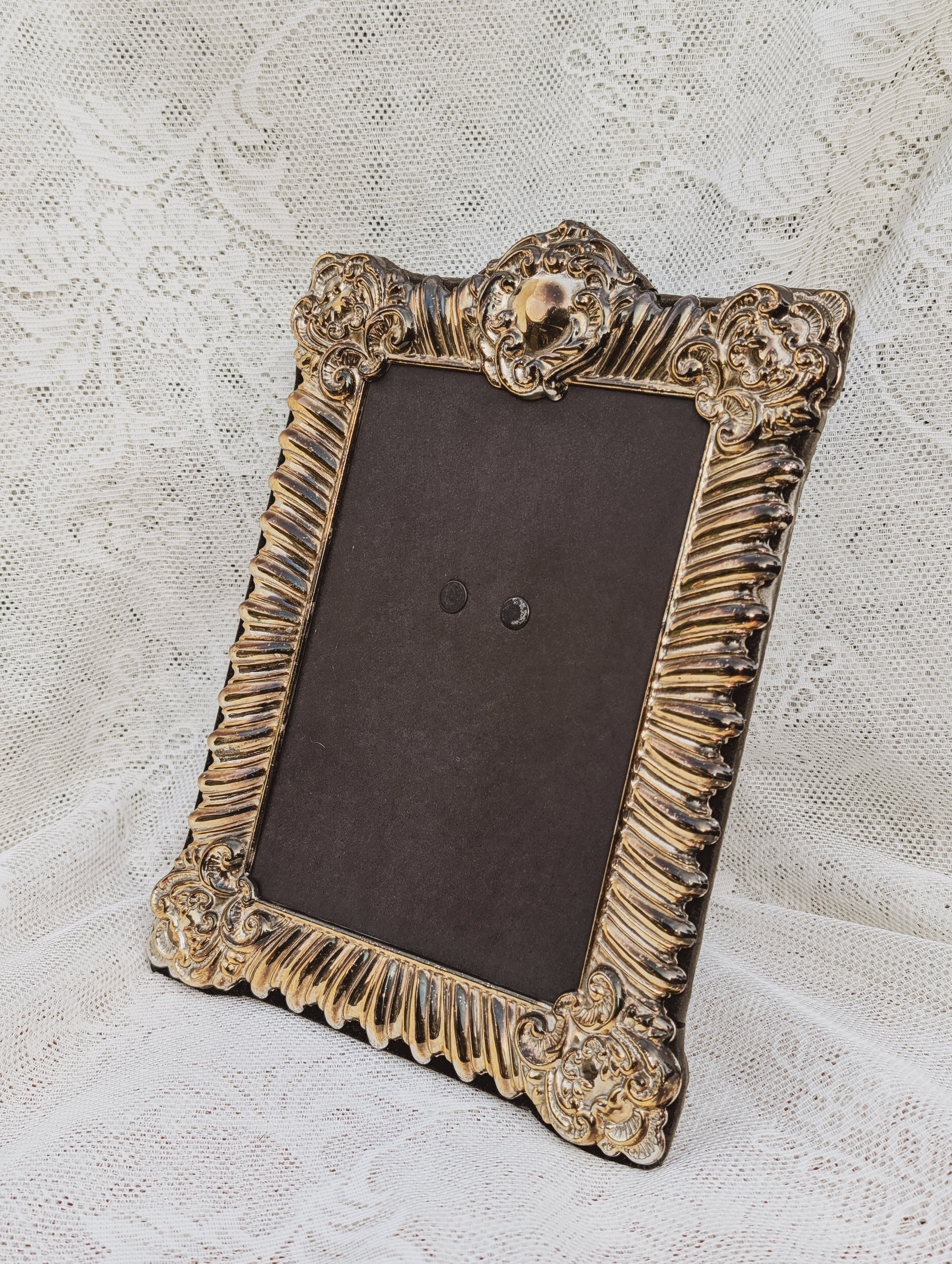 Italian Vintage - Silver Ornate Picture Frame