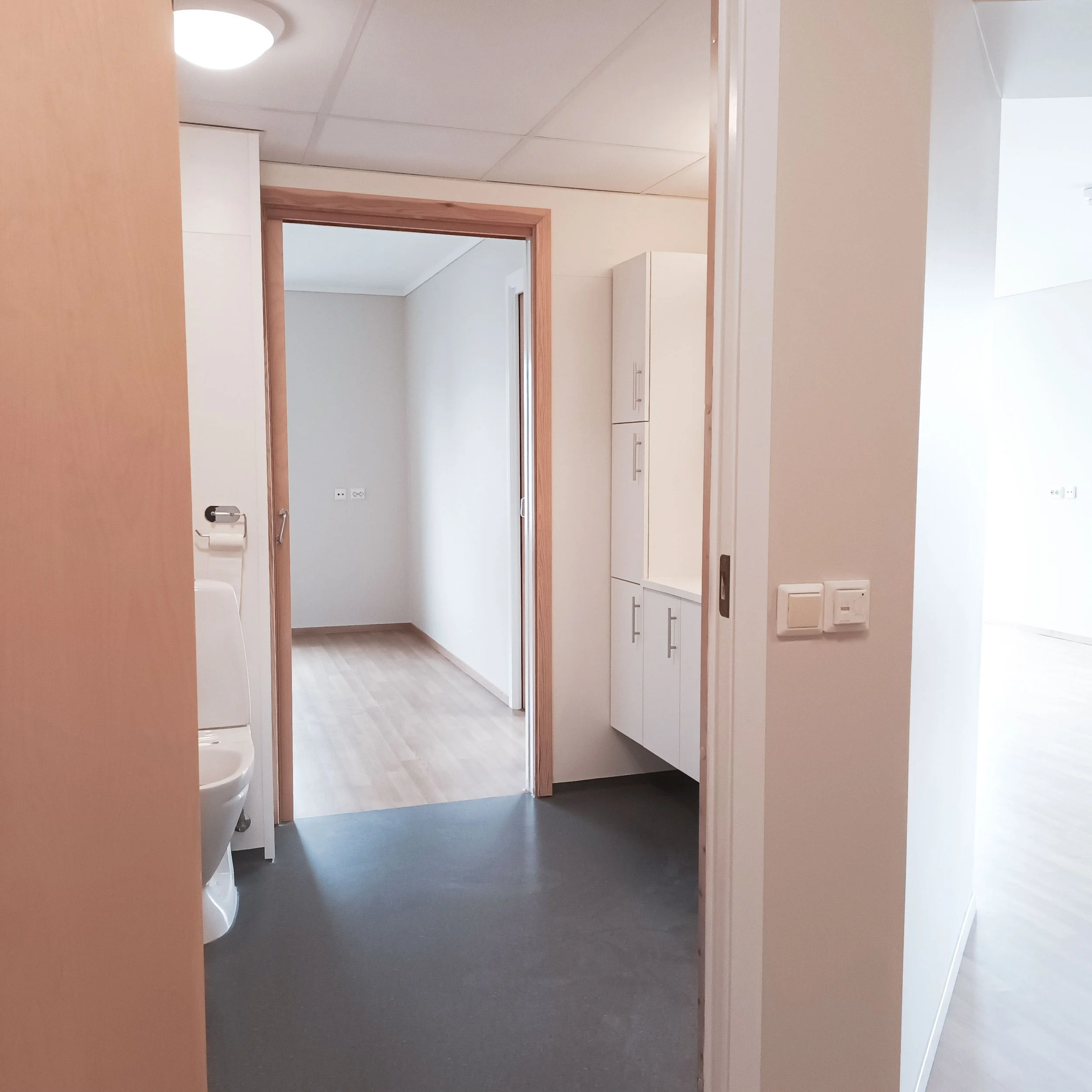 Eksempel på bad i en av leilighetene