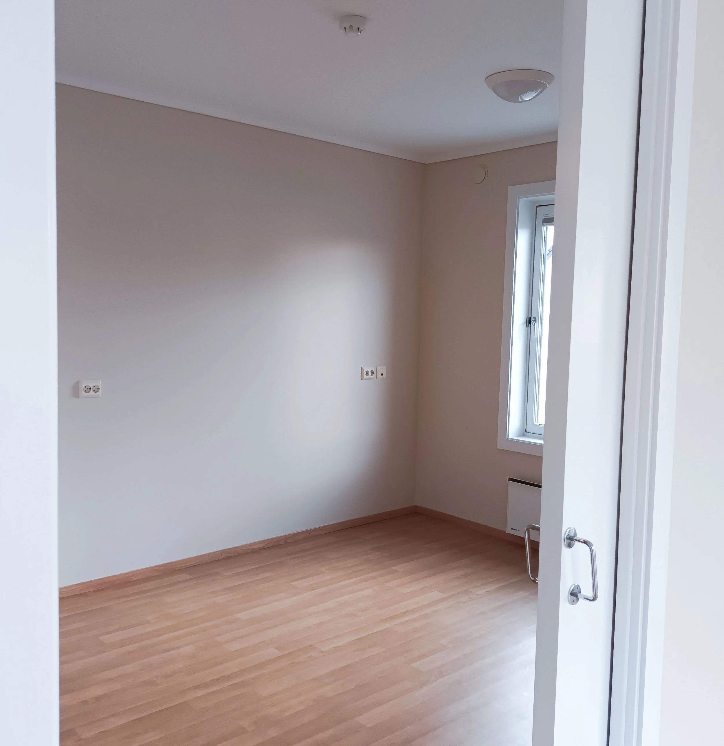 Eksempel på soverom i en av leilighetene