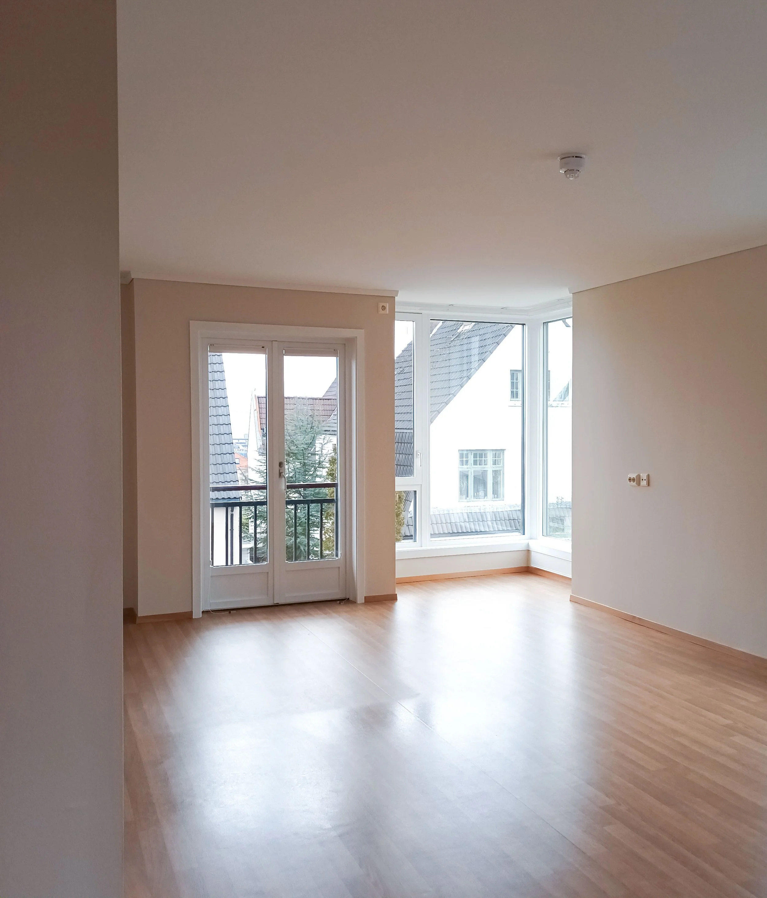 Eksempel på stue i en av leilighetene