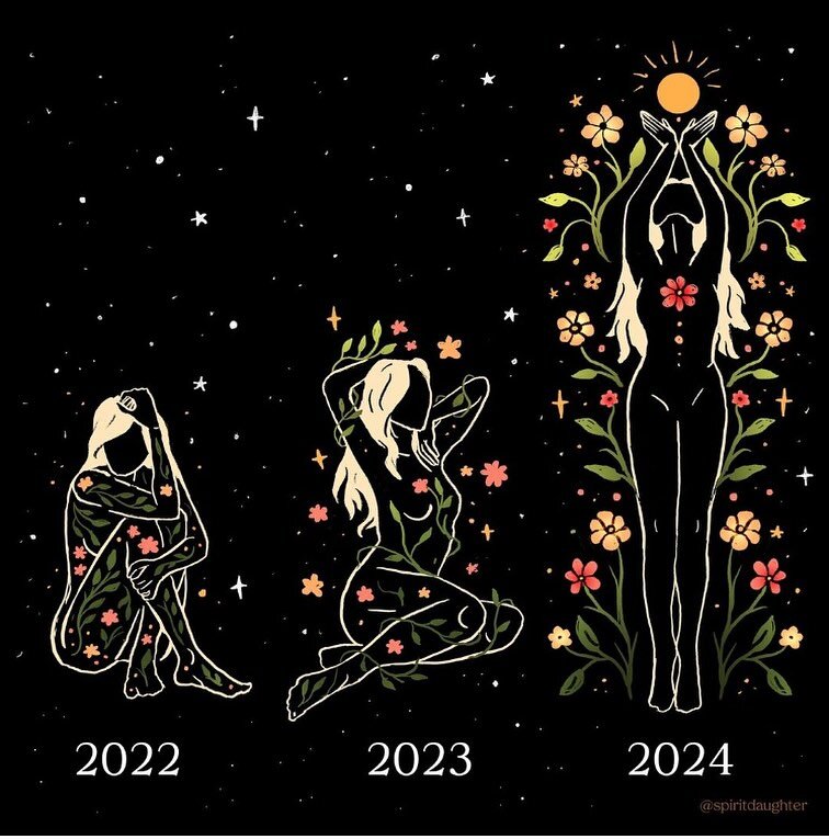 The Empress is a tarot card that is personally resonating strongly as I begin 2024. 
Not only is she showing up in the cards but everyhere, including this gorgeous image I&rsquo;ve just seen from @spiritdaughter. 

The Empress is often shown as a rep