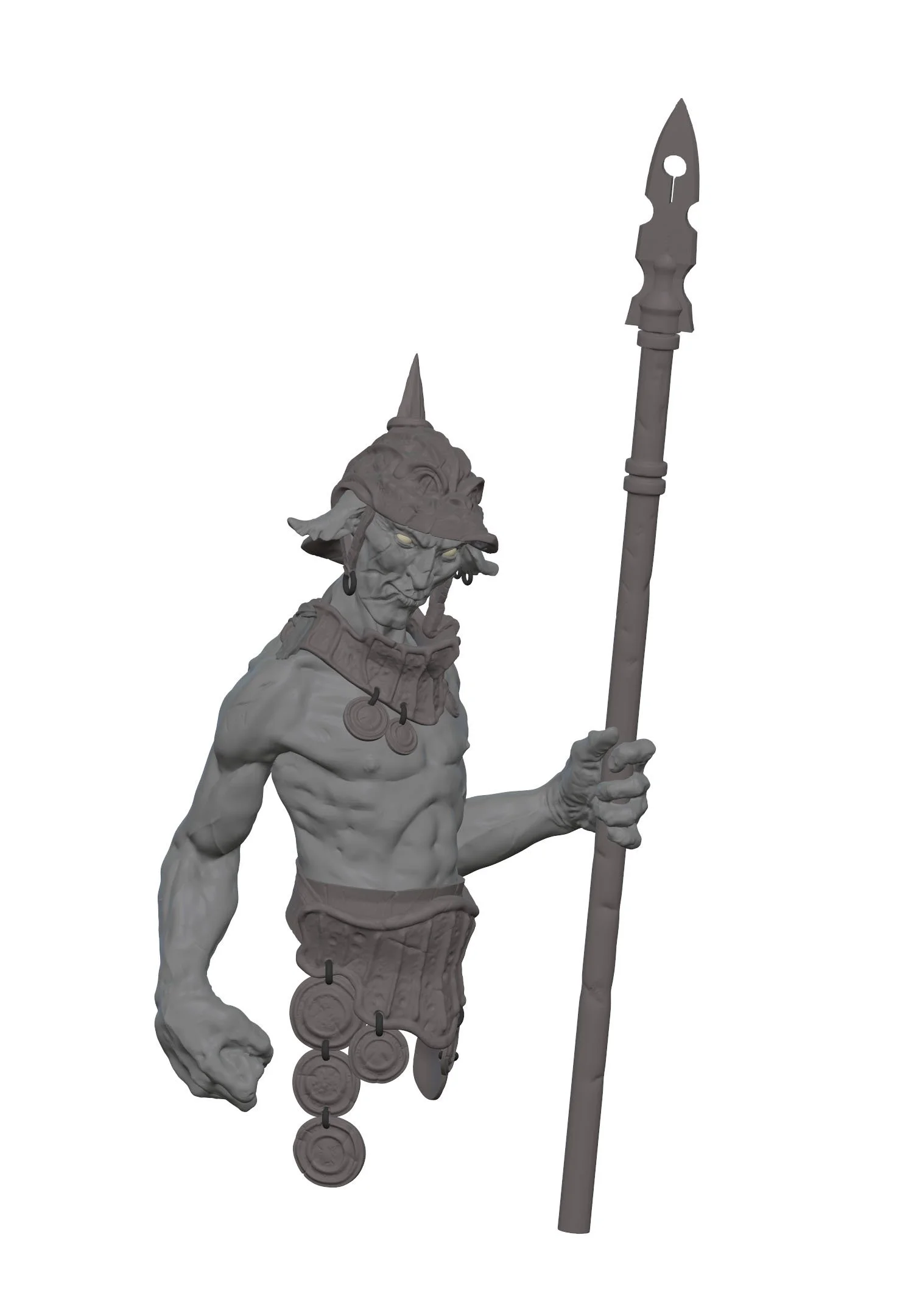 Orc Warrior Bust