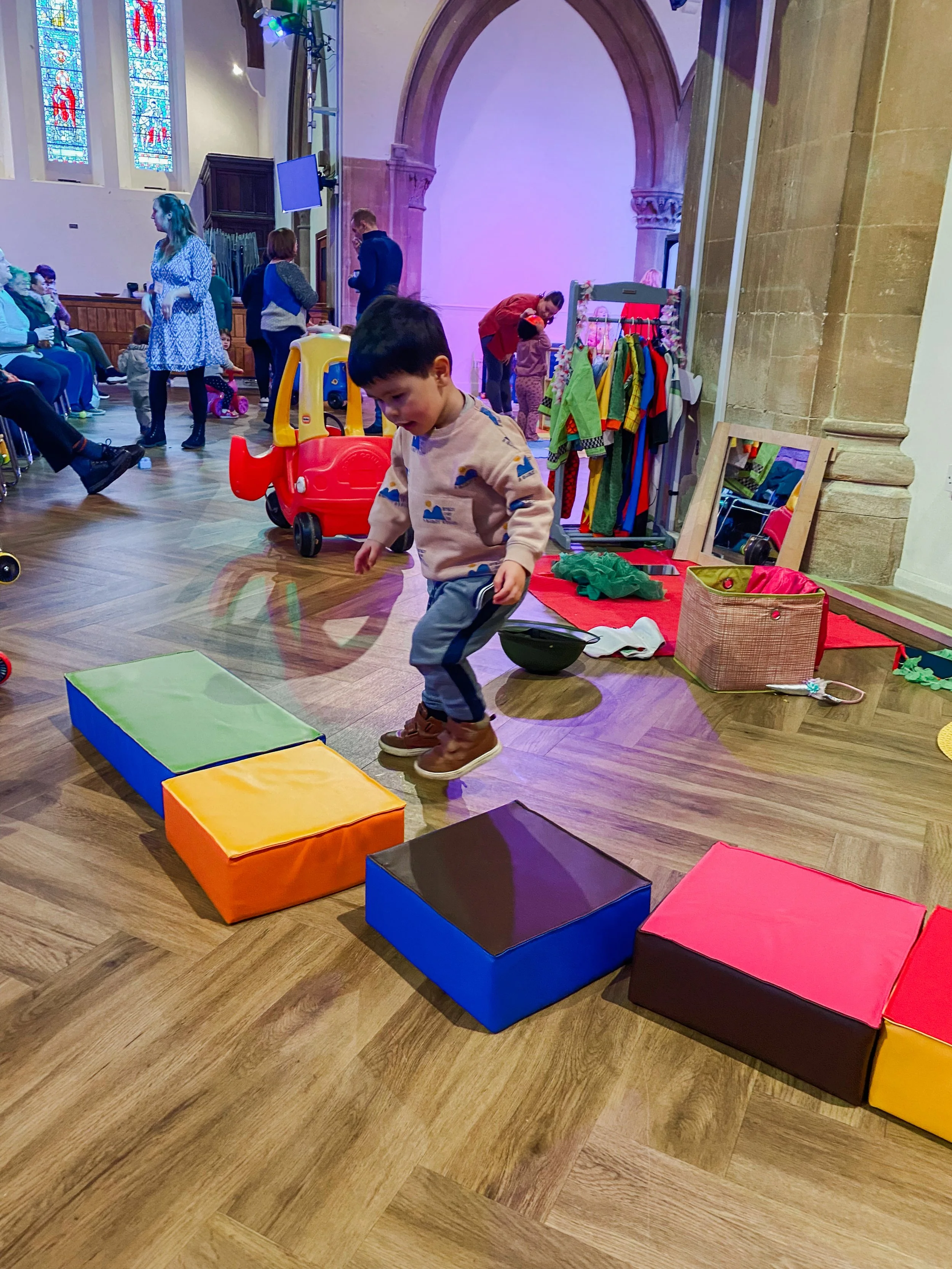 Lots of toys to explore