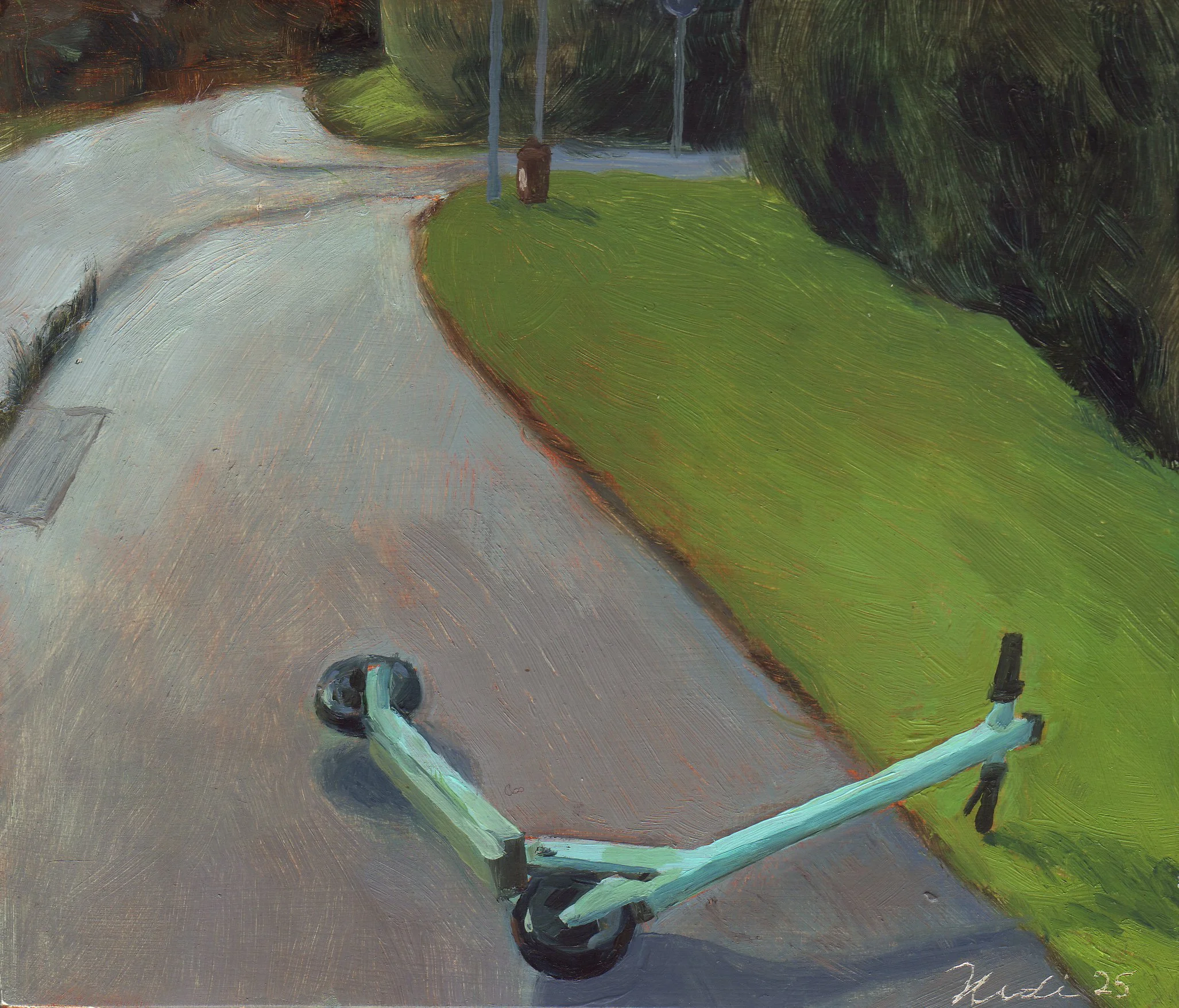 Ratsu II / 2025 / õli vineeril