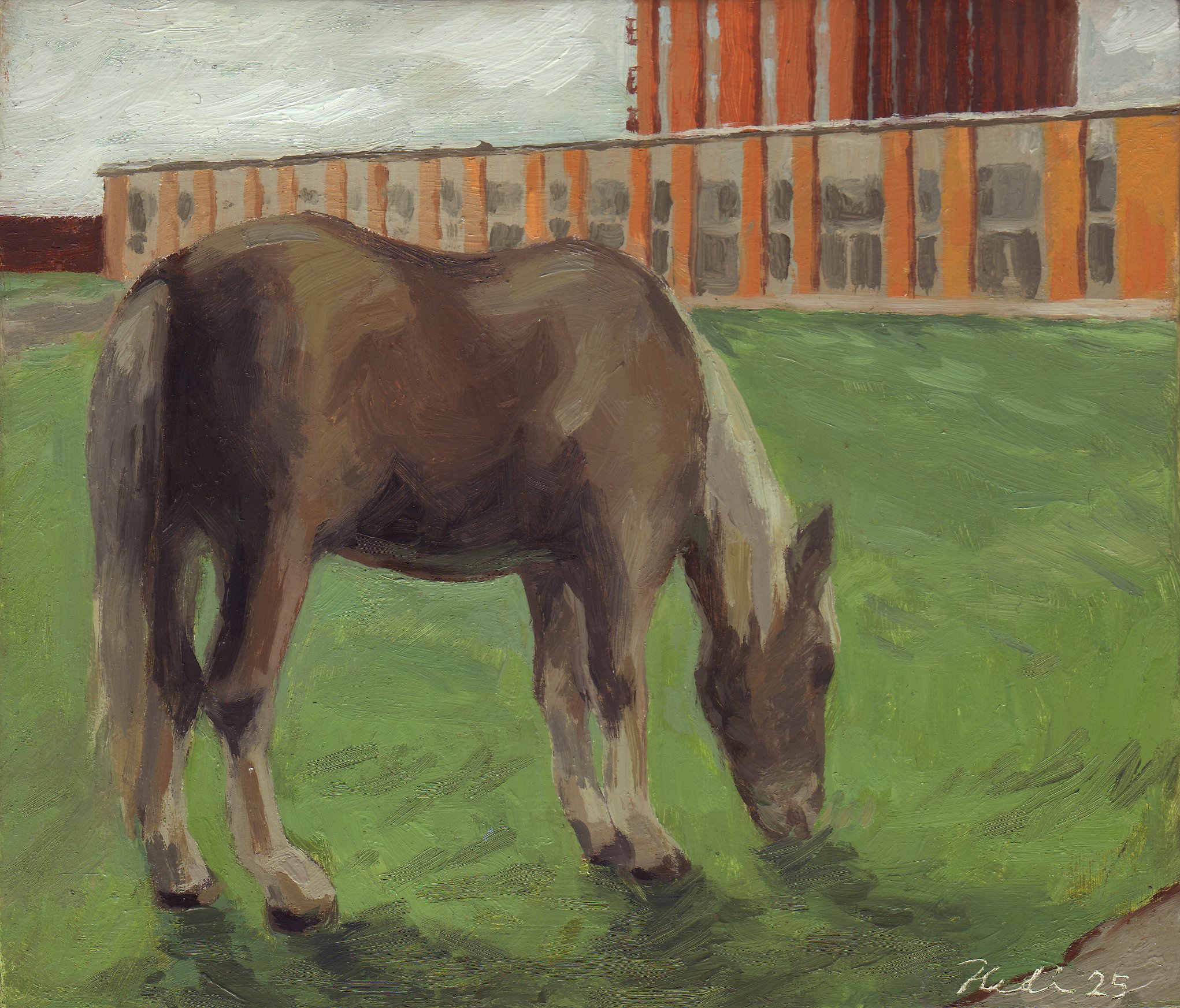 Ratsu I / 2025 / õli vineeril