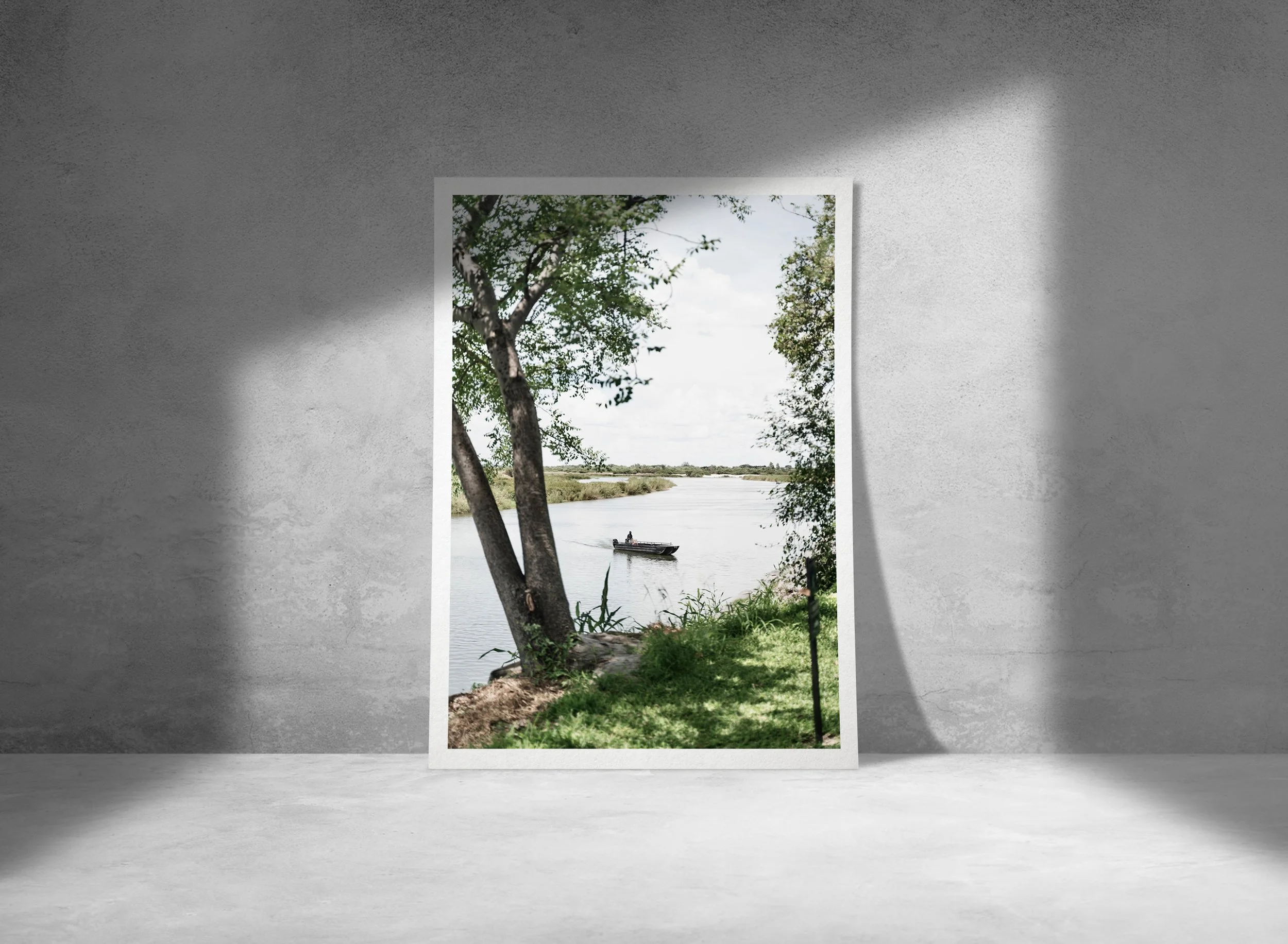 On the Zambezi River. Zambia/Namibia