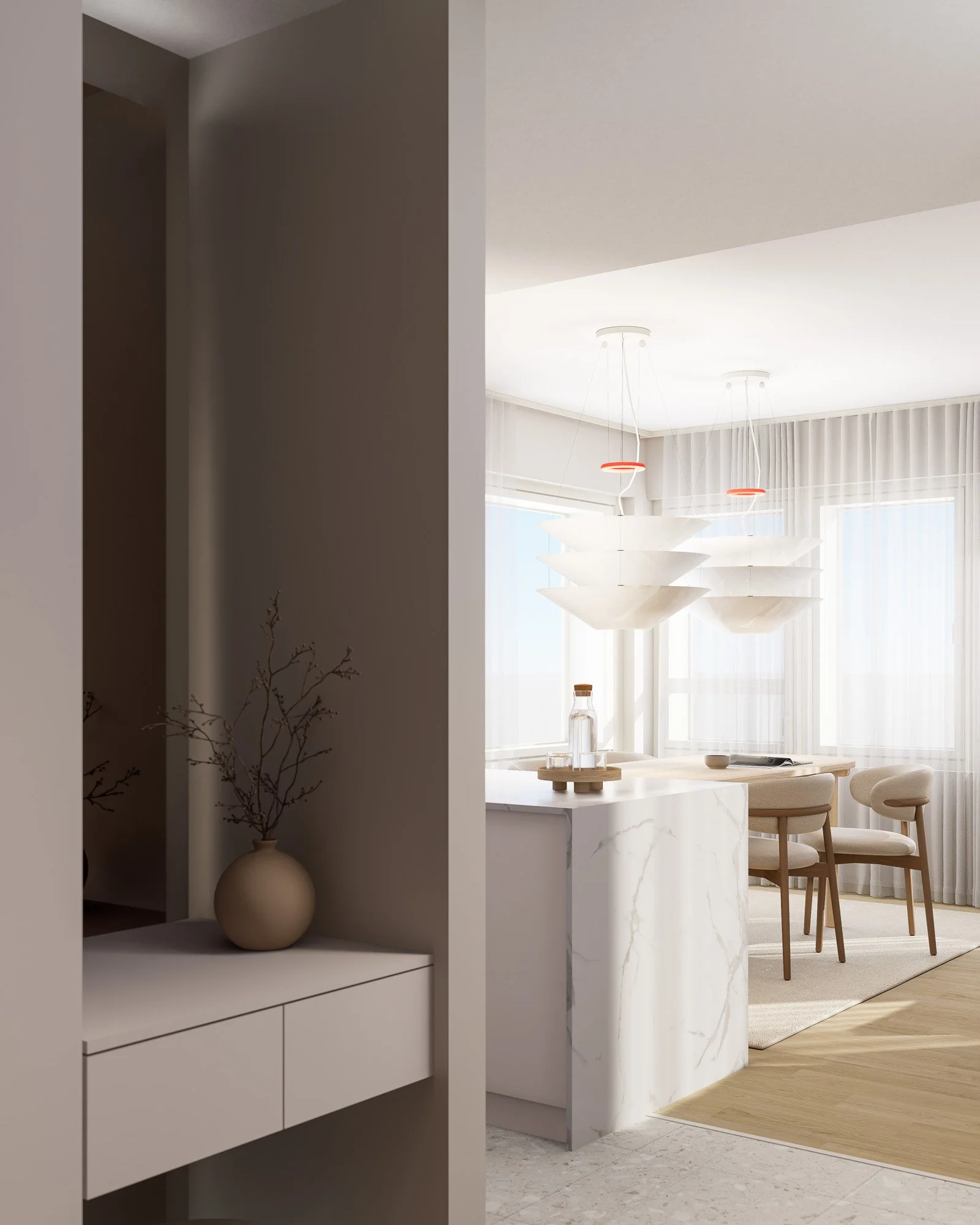 Sisustussuunnittelu Inge Uotila / 3D-visualisointi