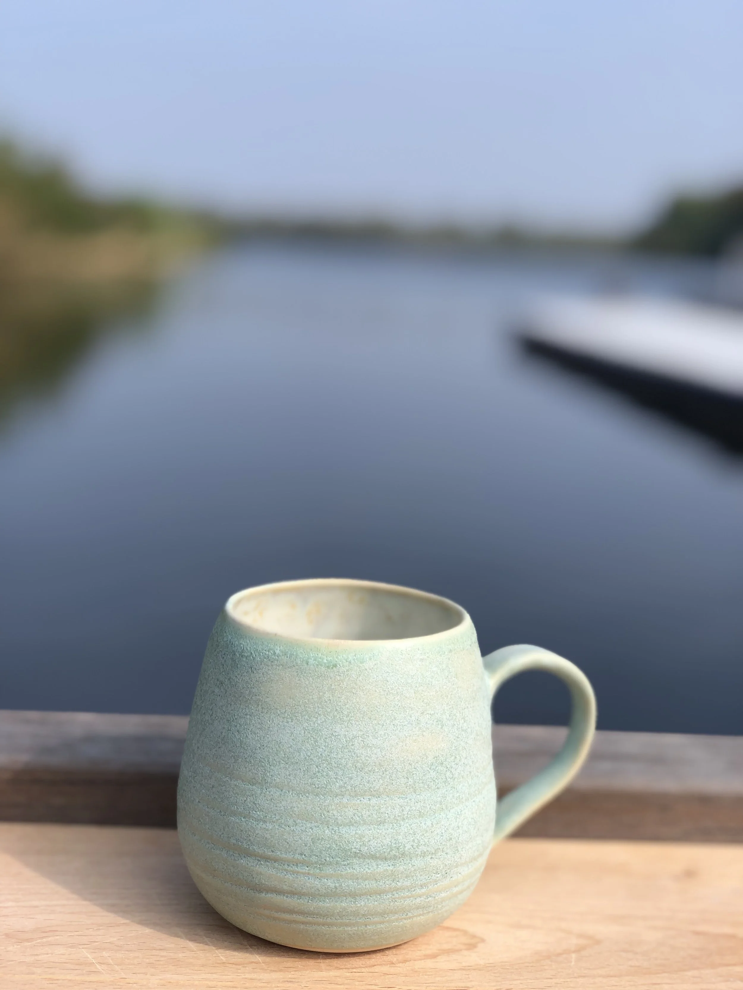 Velvet soft mintgreen mug