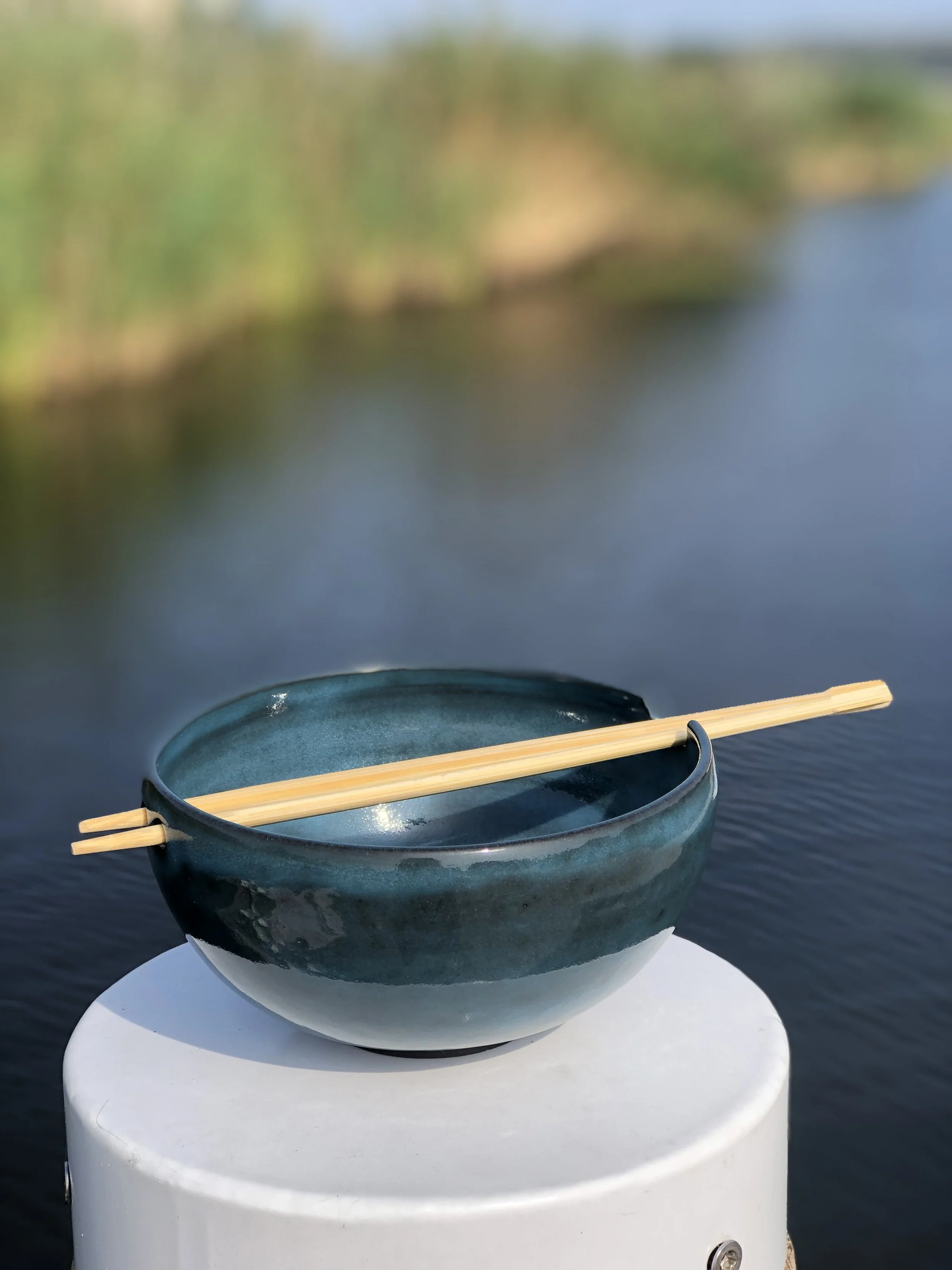 Deep blue Noodle bowl