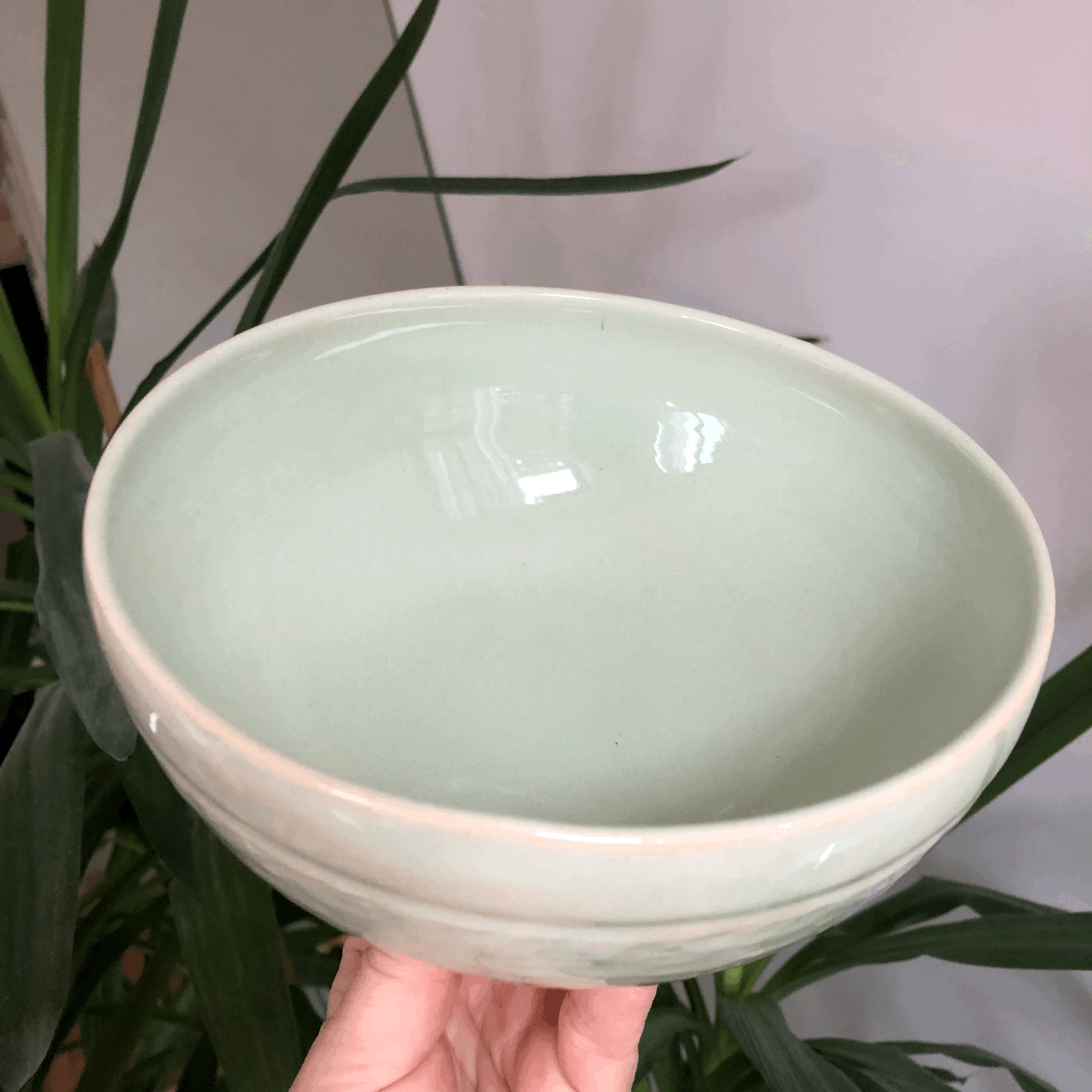 Dreamy soft green bowl