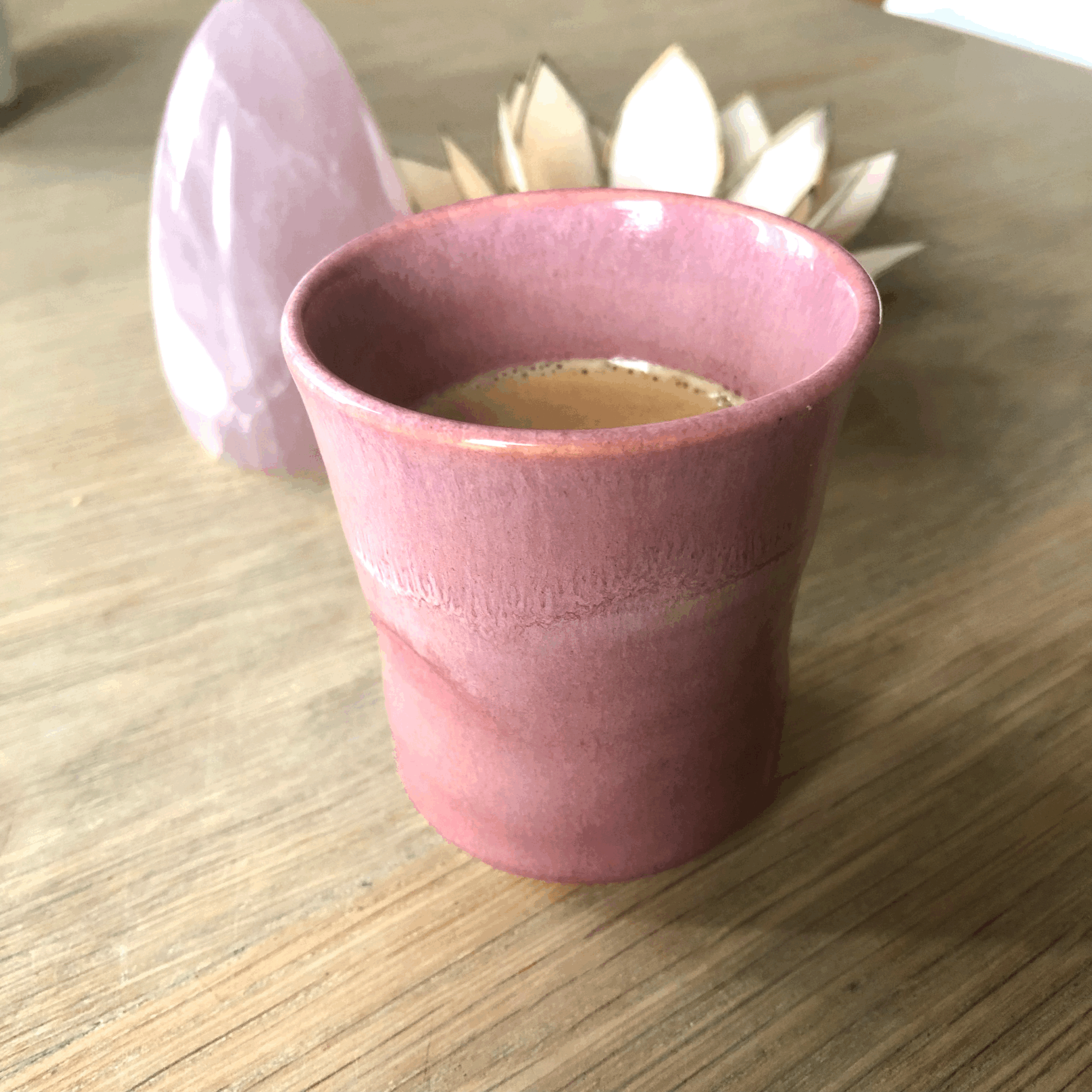 Pink coffee cups