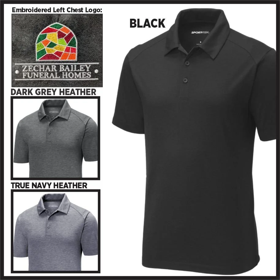 Zechar Bailey Tri-Blend Wicking Polo (ST405)
