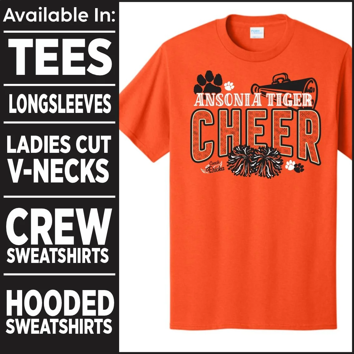 Ansonia Cheer Apparel 2026