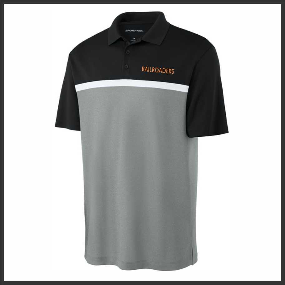 Bradford Railroaders Colorblock Stripe Polo (st741)