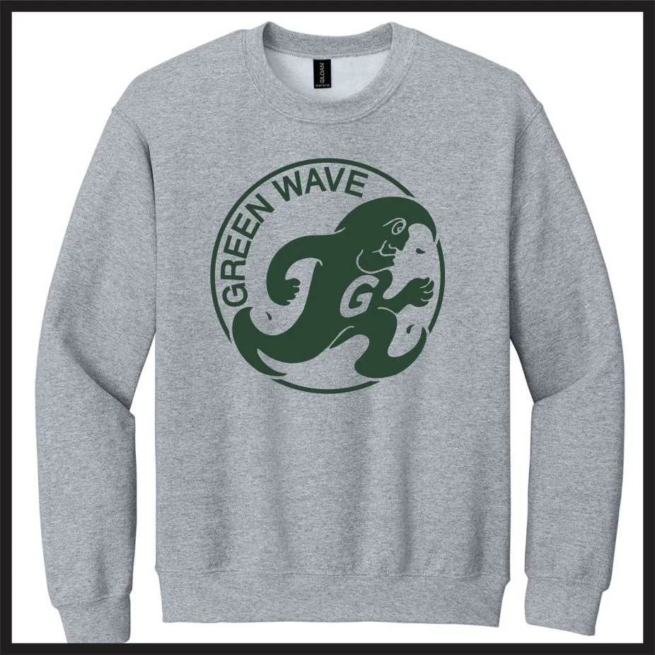 Vintage Greenie GREY Crew (18000)