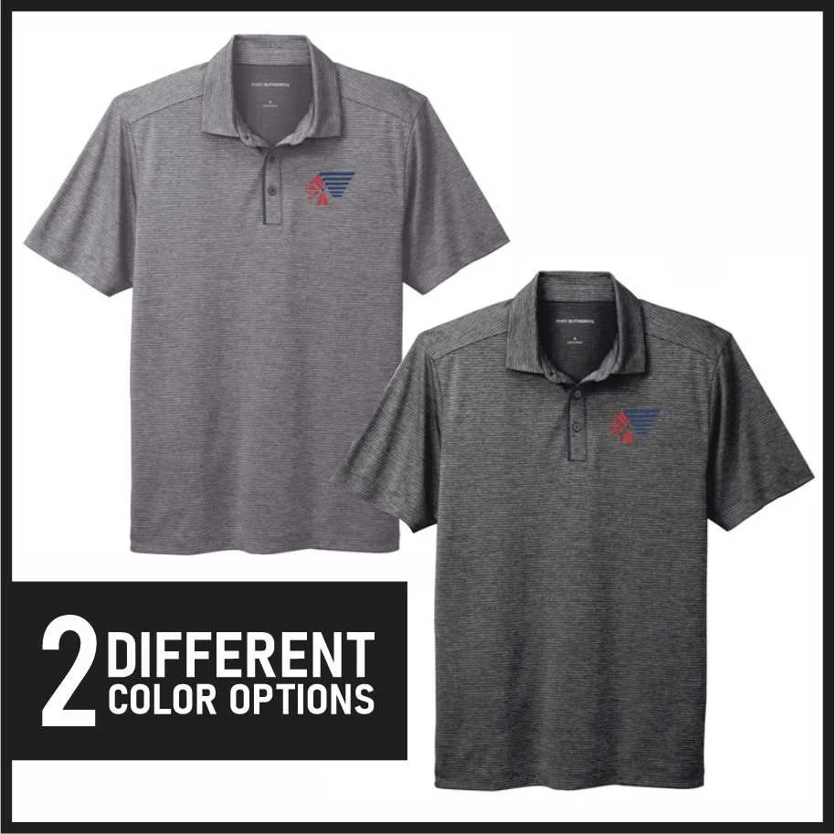 Piqua shadow stripe polo (k585)