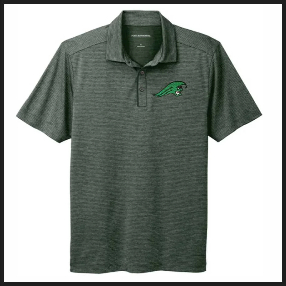 Meanie Greenie shadow stripe polo GREEN (k585)