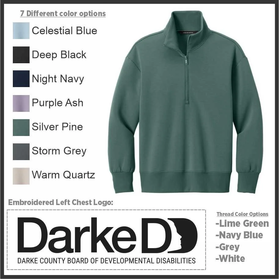 Darke DD Ladies Soft Spacer 1/4 zip (mm3101)