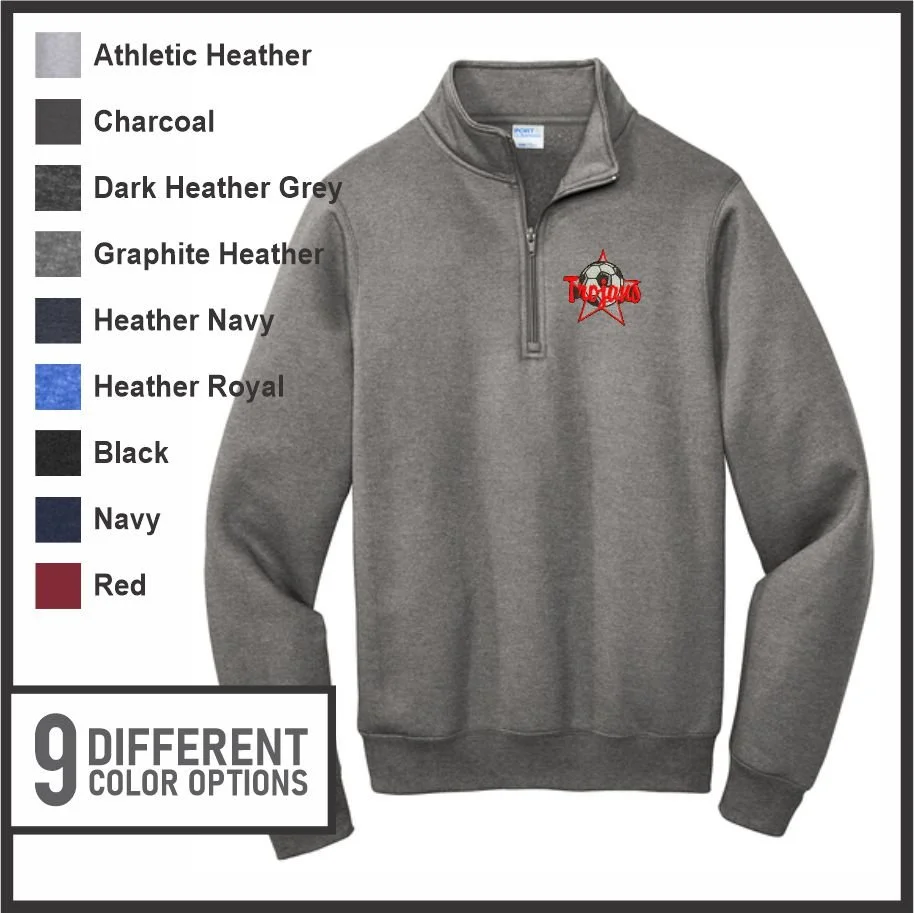 Troy Soccer Star 1/4 Zip Sweatshirt (pc78q)