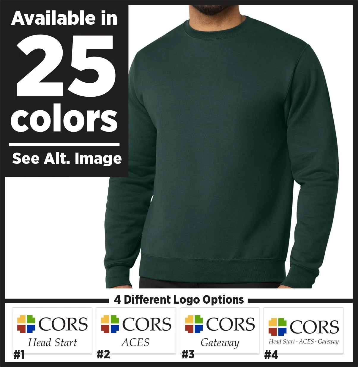 CORS Crew Sweatshirt (pc78)