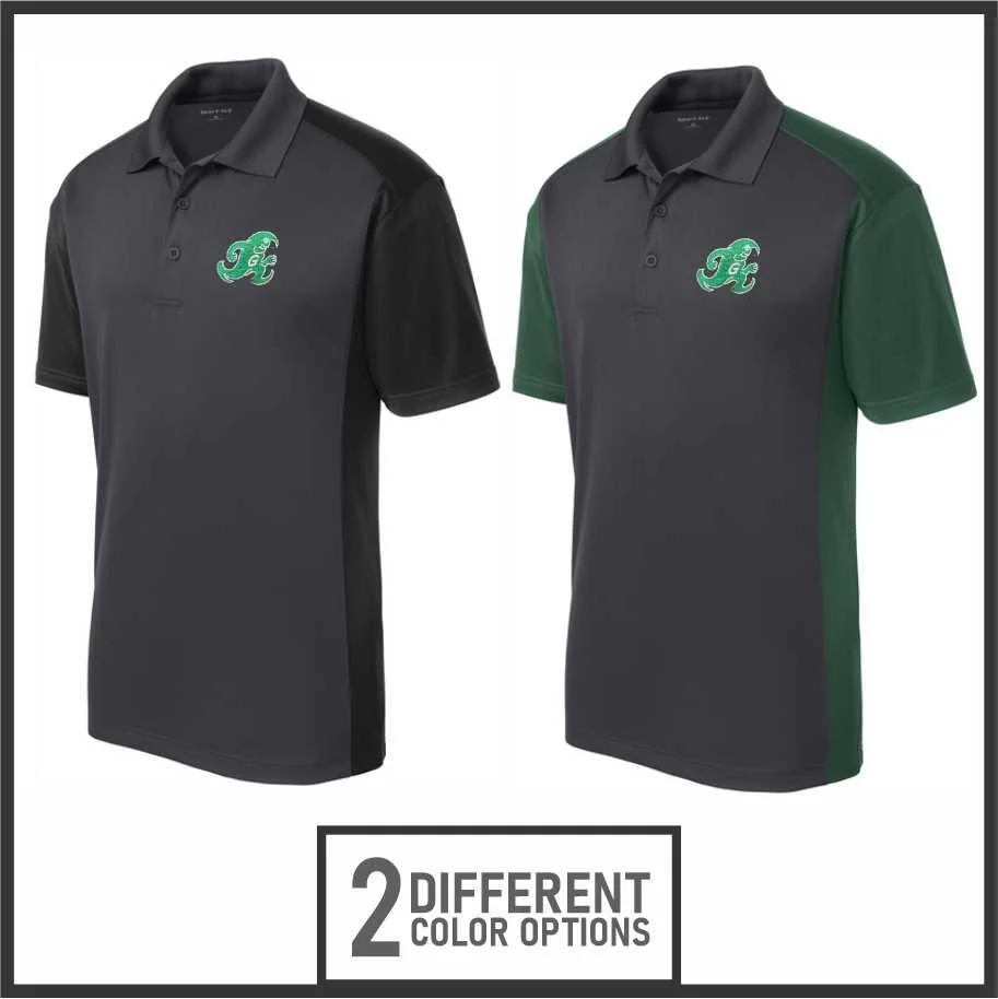 Vintage Greenie Colorblock Polo UNISEX CUT (st652)